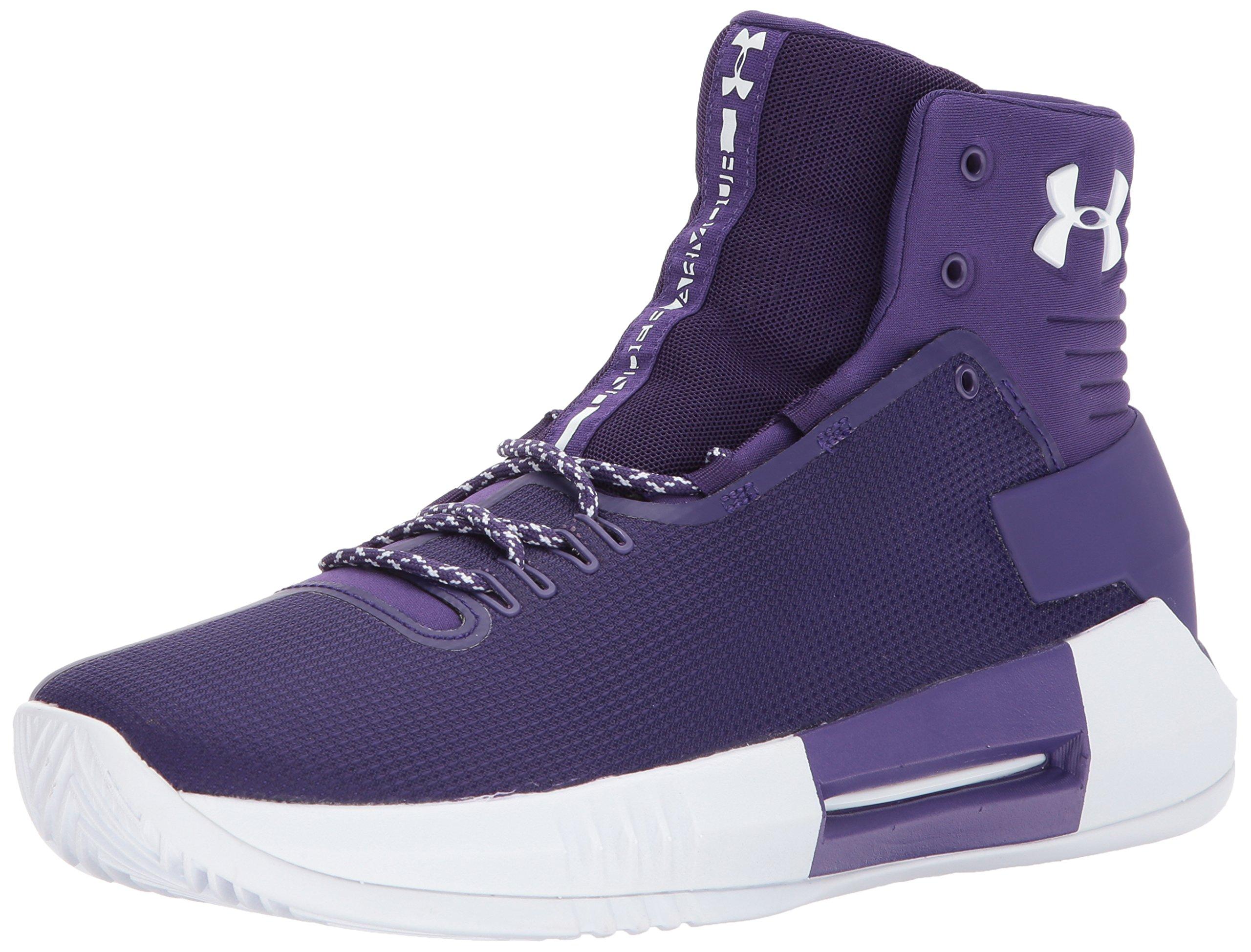 under armour purple basketball shoes
