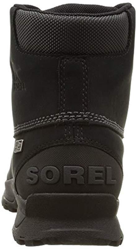 Sorel Felt Paxson 6" Outdry Snow Boot in Black for Men - Lyst