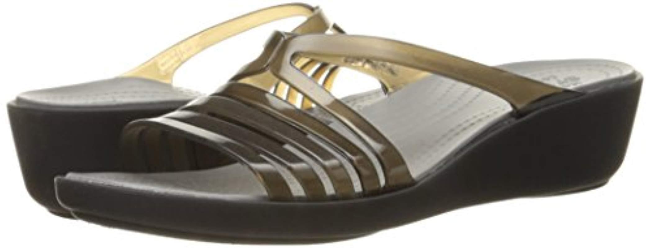 crocs isabella mini wedge sandal