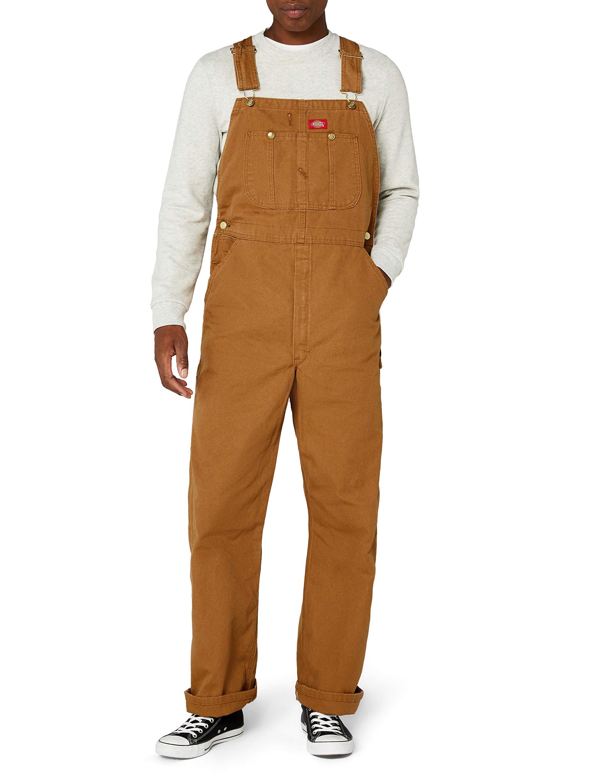 Dickies Denim Bib Overall in Brown for Men Save 5 Lyst