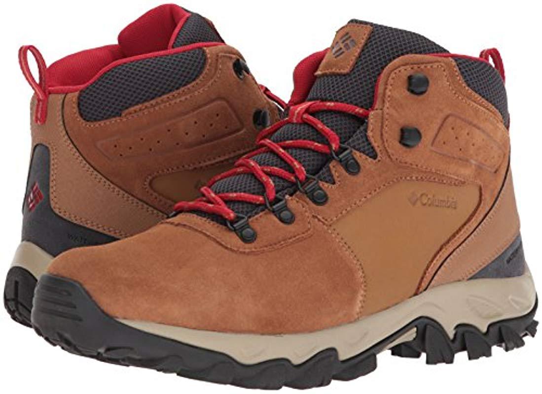 columbia men's newton ridge plus ii suede waterproof hiking shoe