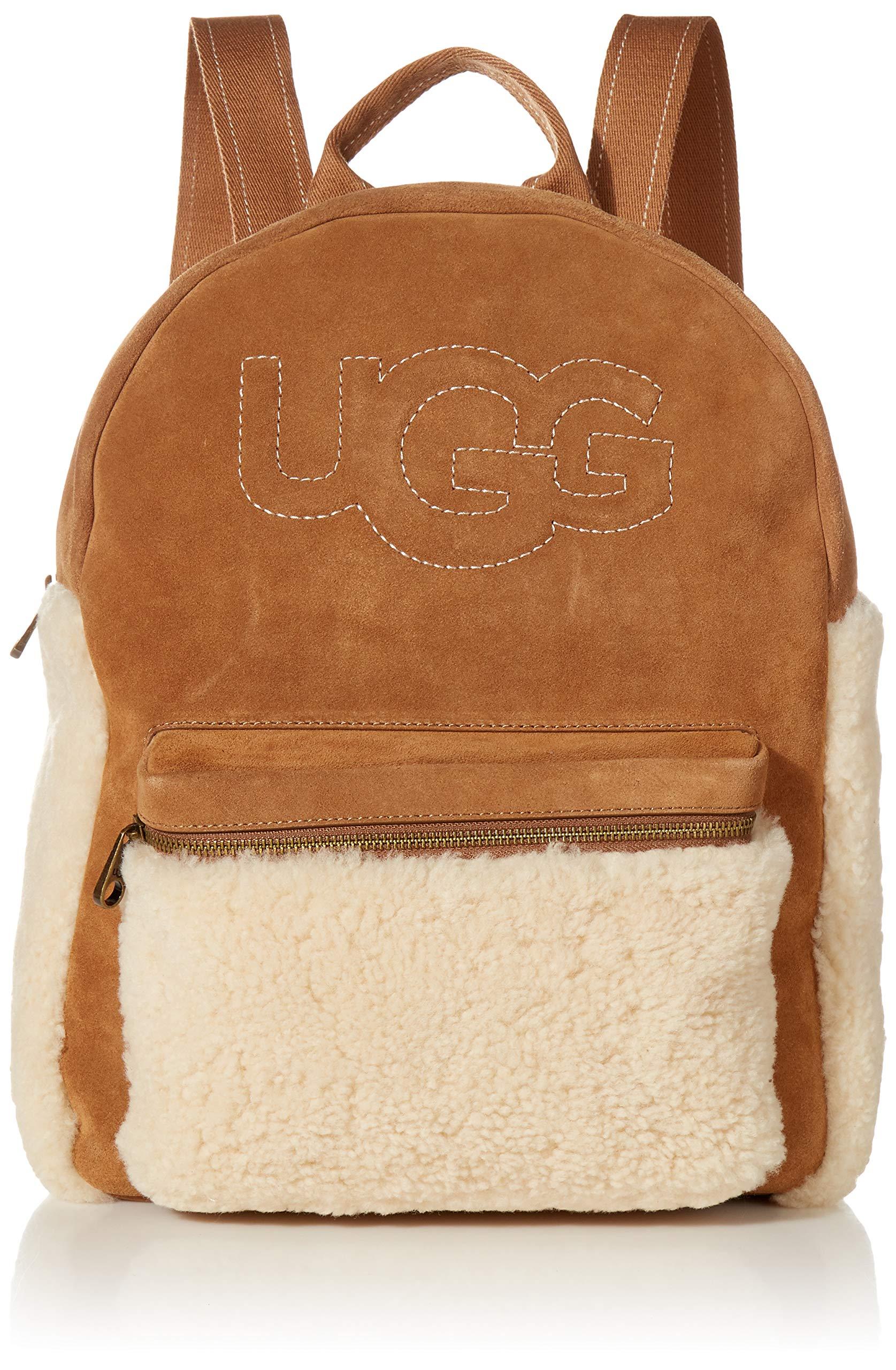 UGG Suede Dannie Ii Backpack Sheepskin in Chestnut (Brown) Lyst