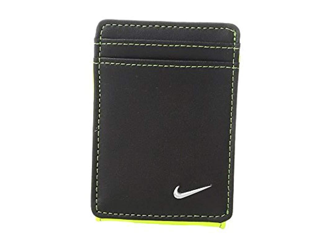 Nike Blocked Front Pocket Wallet W/magnetic Money Clip for Men | Lyst