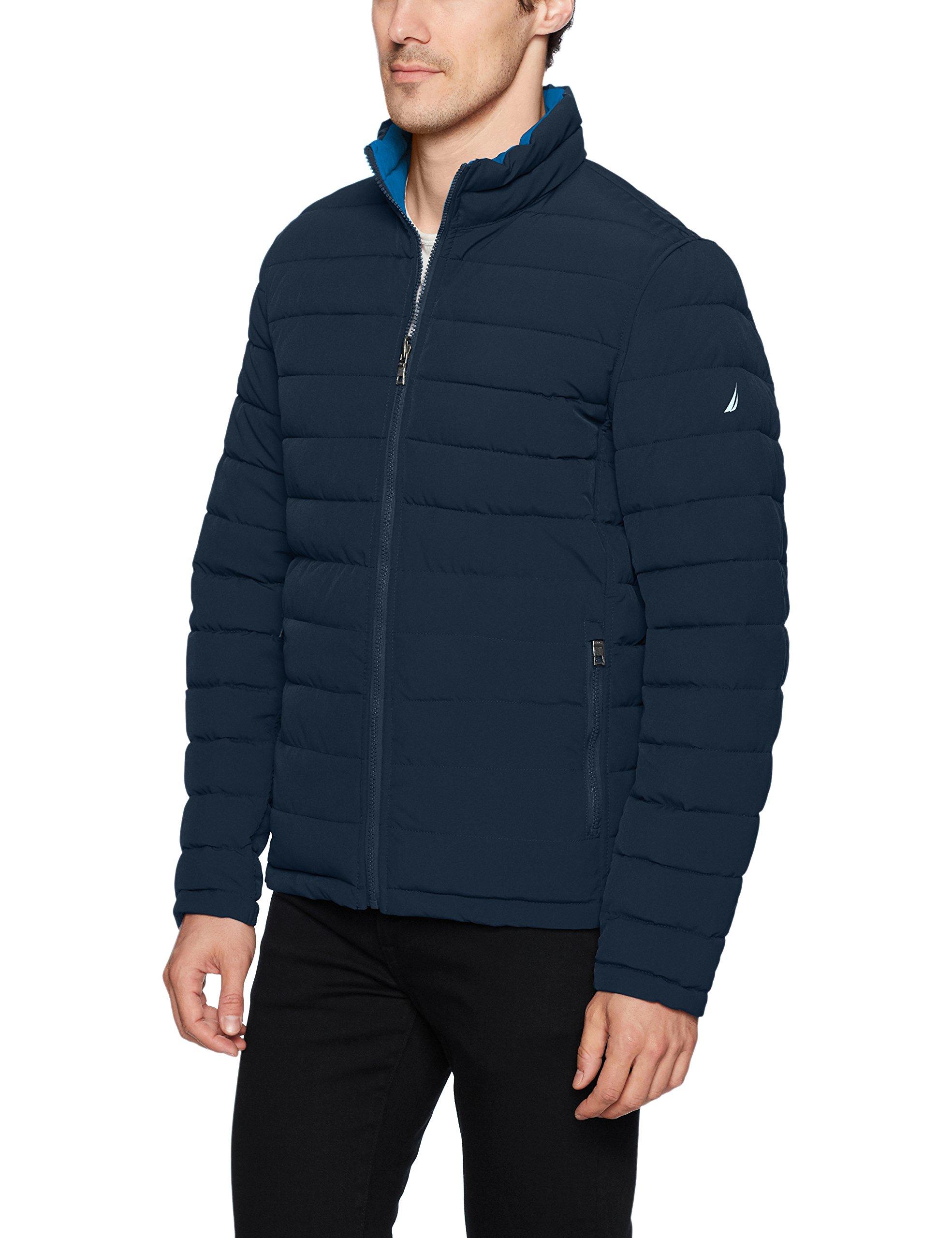 Nautica Poly Stretch Reversible Midweight Jacket in Blue for Men