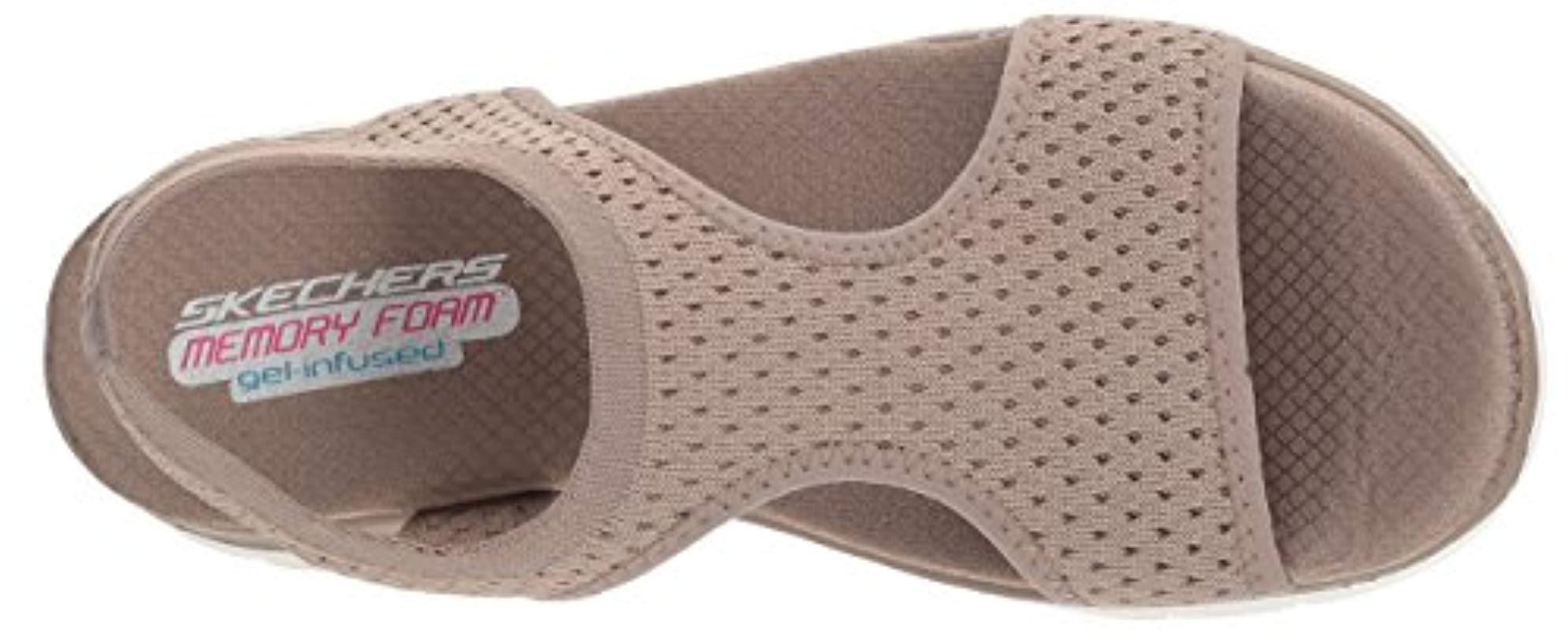 Skechers Cali Flex Appeal 2.0-deja Vu Sport Sandal,taupe,5 M Us | Lyst