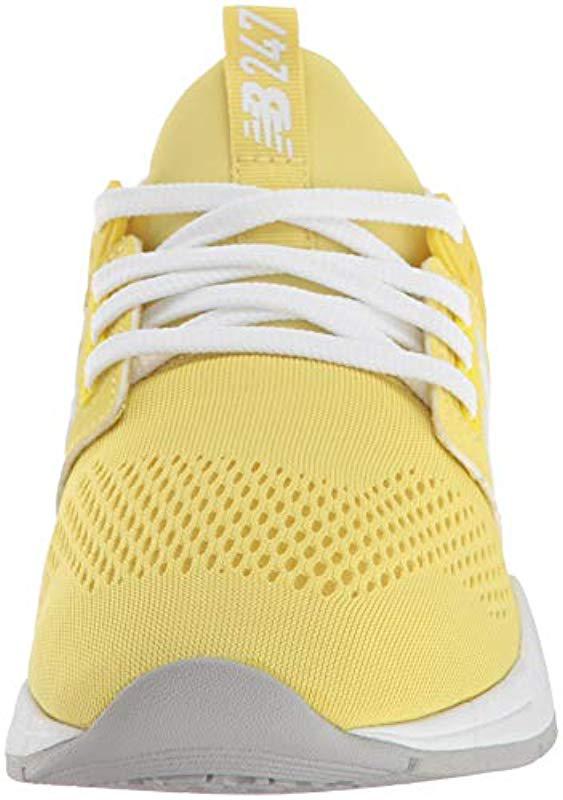 new balance 247 women yellow