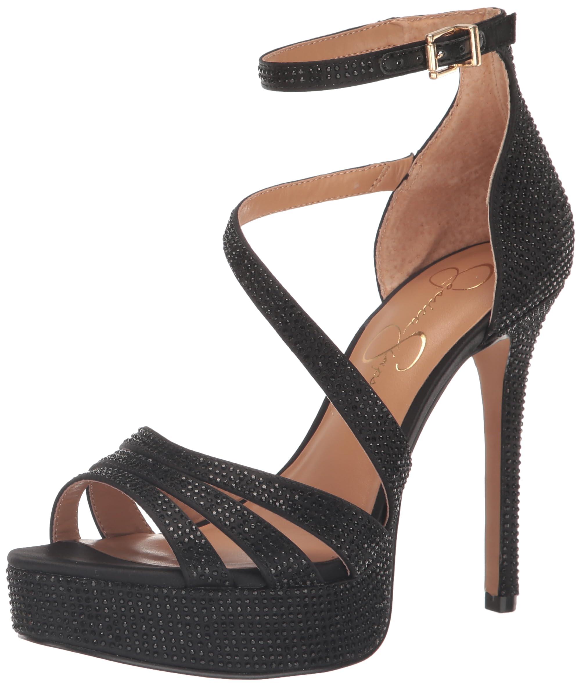 Jessica Simpson Sandali Con Cinturino Alla Caviglia E Piattaforma: Décolleté Donna Iridescenti, Taglia 40 EU, Perfetti Per Serate - 5