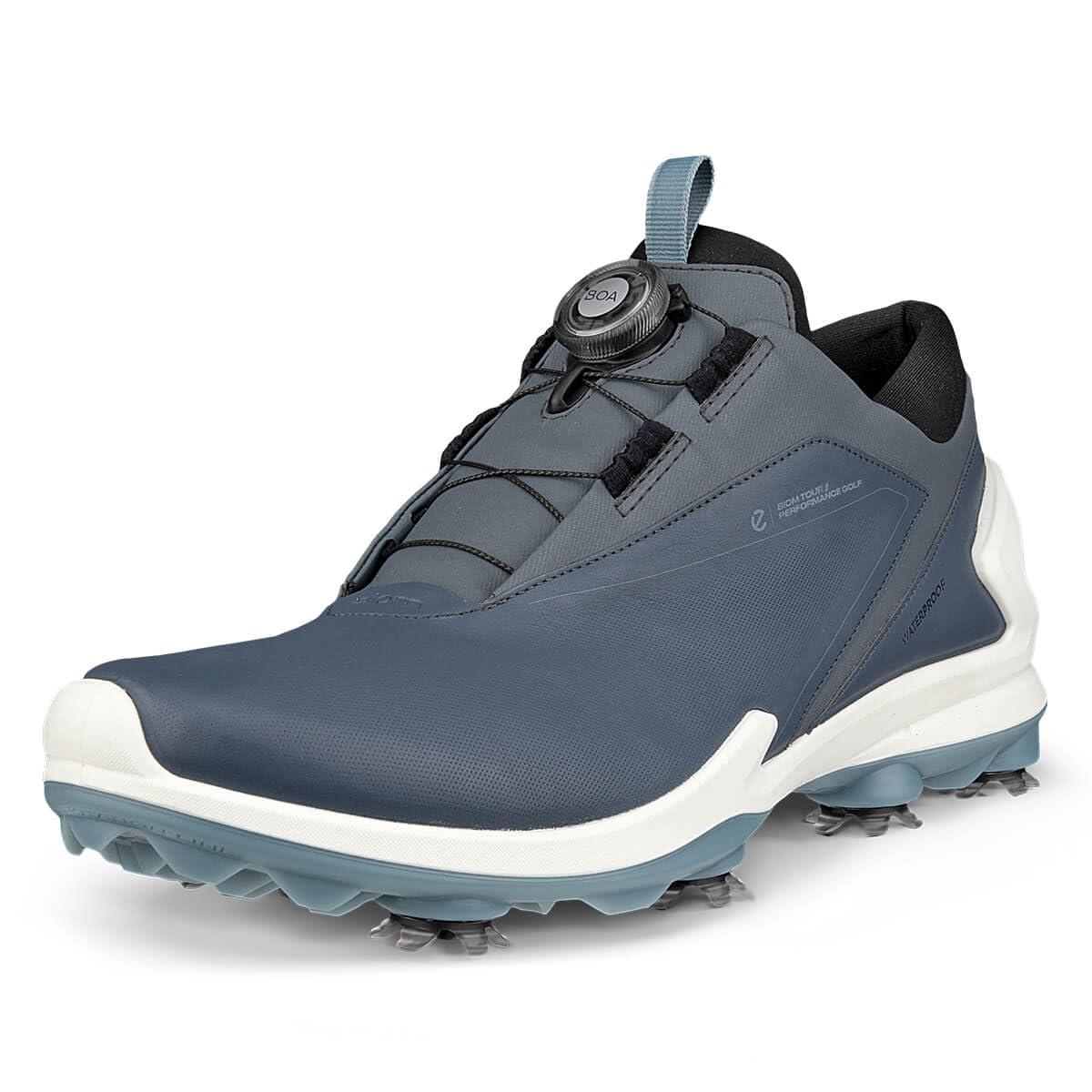 Ecco Waterproof Biom Tour Boa Golf Shoes in Blue for Men Lyst UK