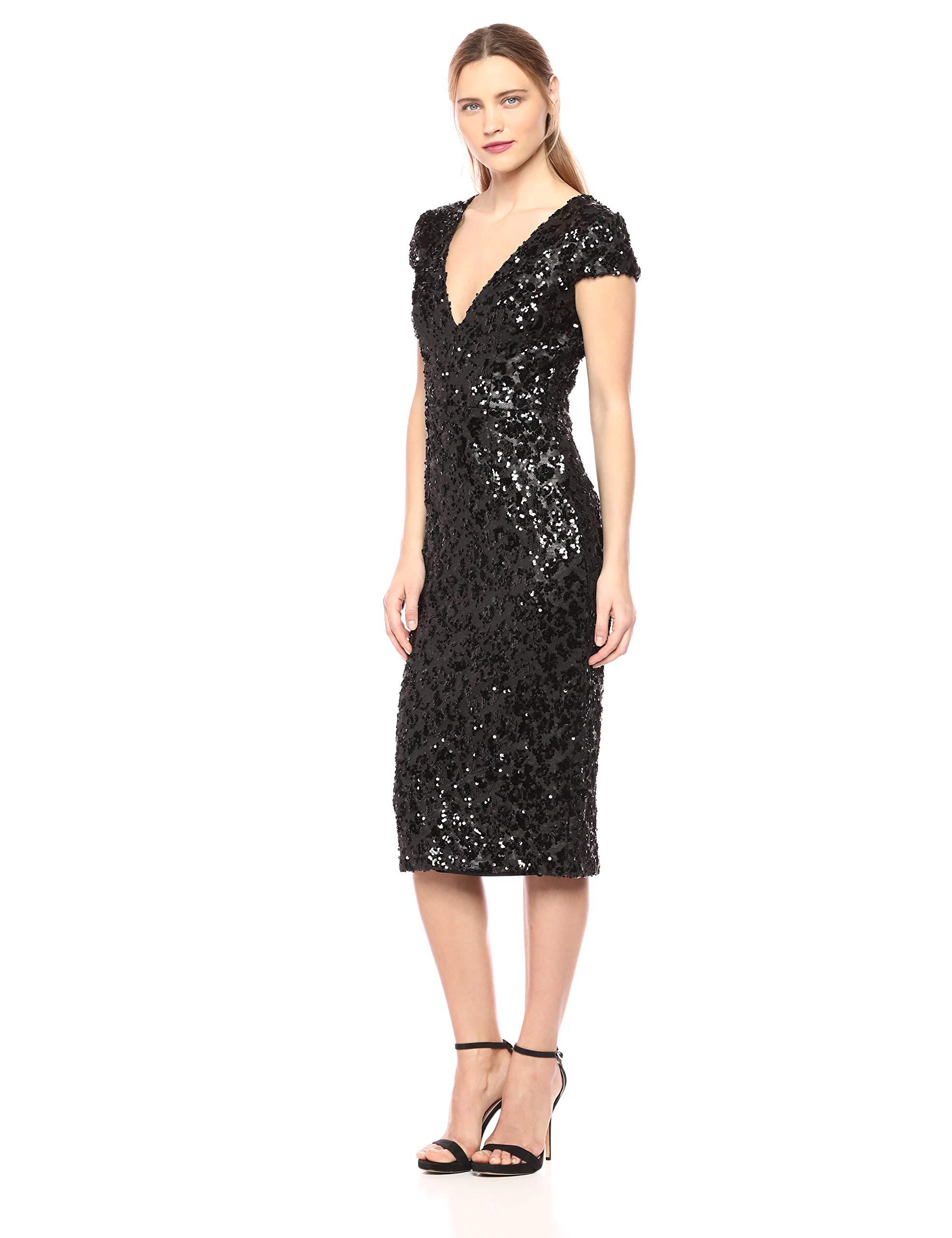 allison sequin sheath dress