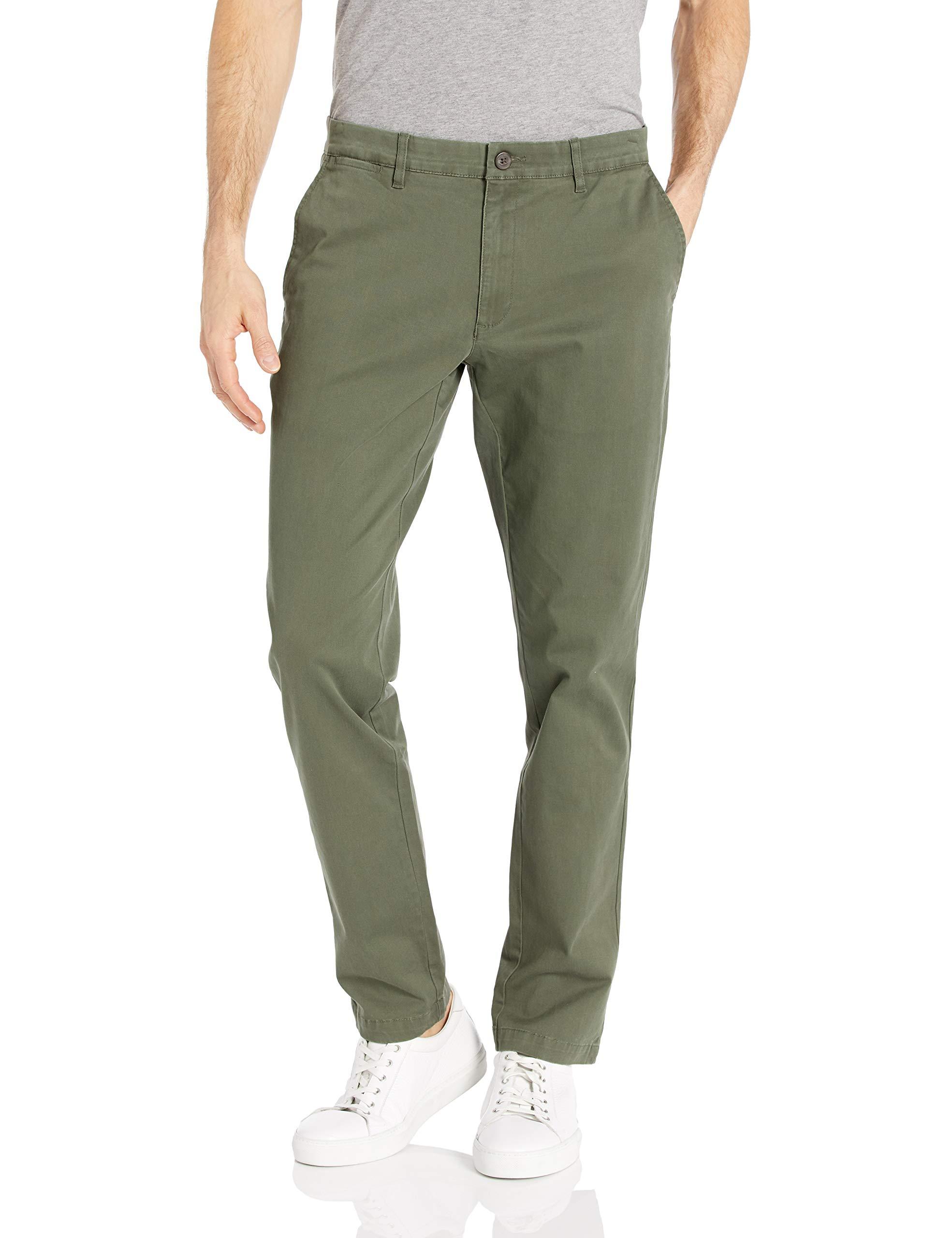 Goodthreads Synthetic Skinny-fit Washed Comfort Stretch Chino in Olive ...