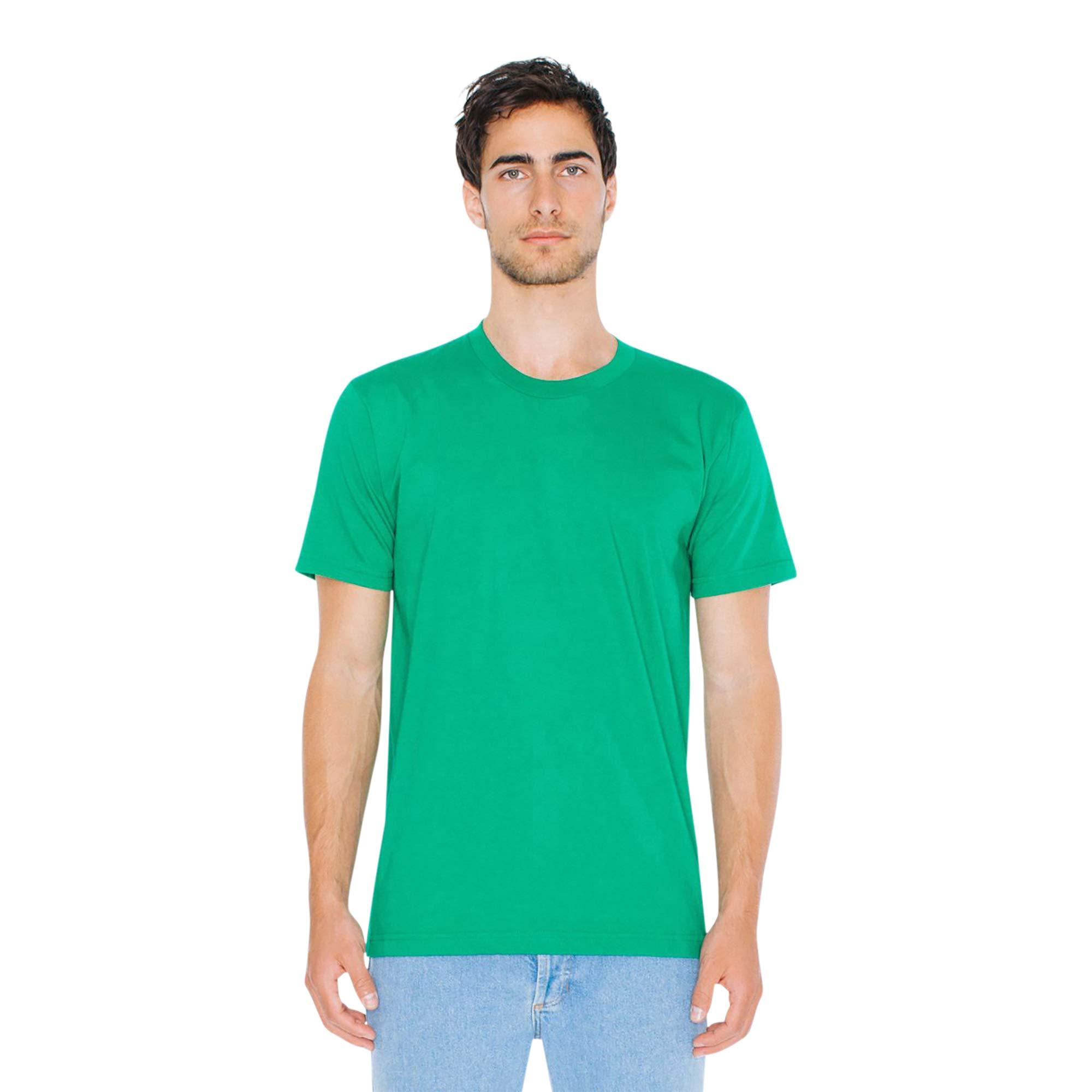 American Apparel Adult Fine Jersey Crewneck Short Sleeve Tshirt in