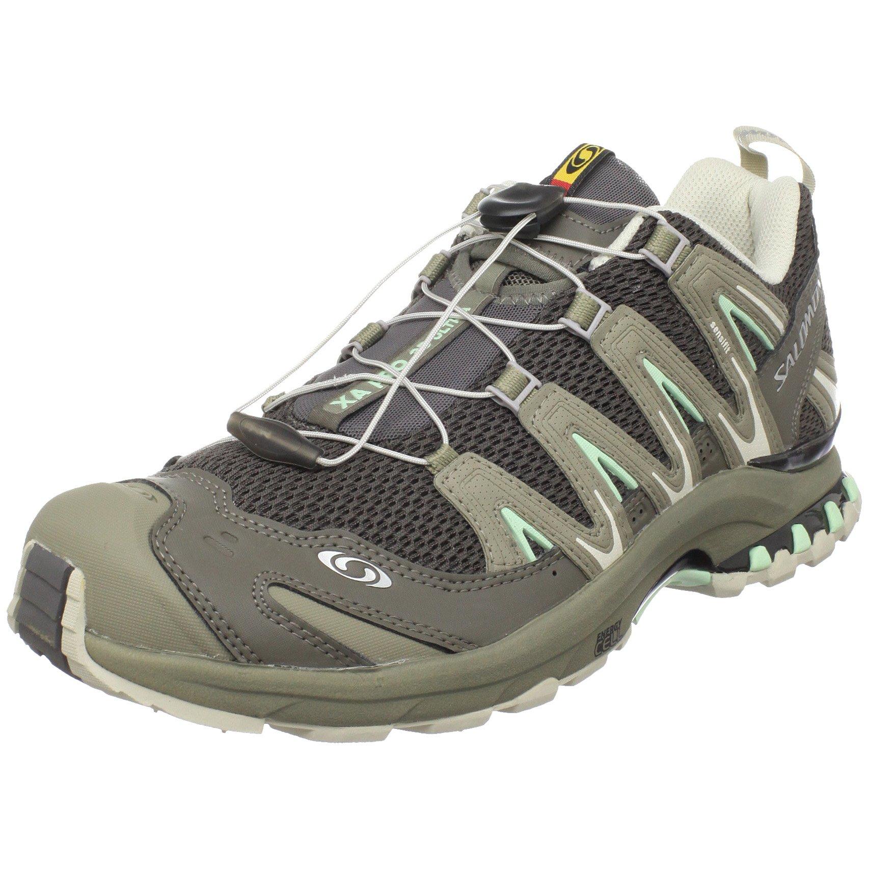 Salomon Pro 3d Ultra Trail Running Shoe,swamp/dark Clay/light Mint,9.5 M Us in Green |