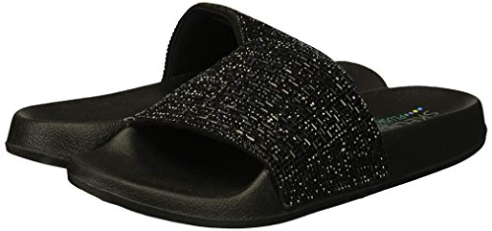 skechers women's pop ups slide sandal