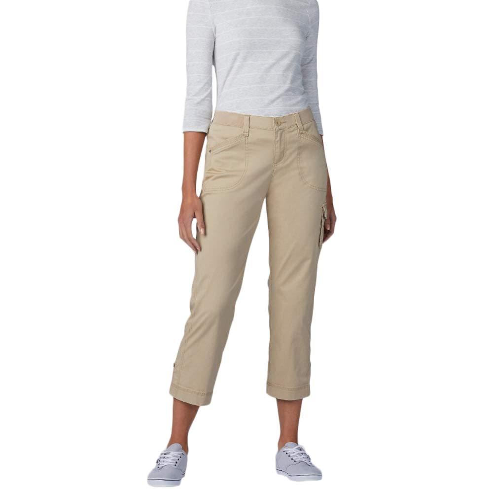 Lee Jeans Petite Flex-to-go Relaxed Fit Cargo Capri Pant in Natural | Lyst