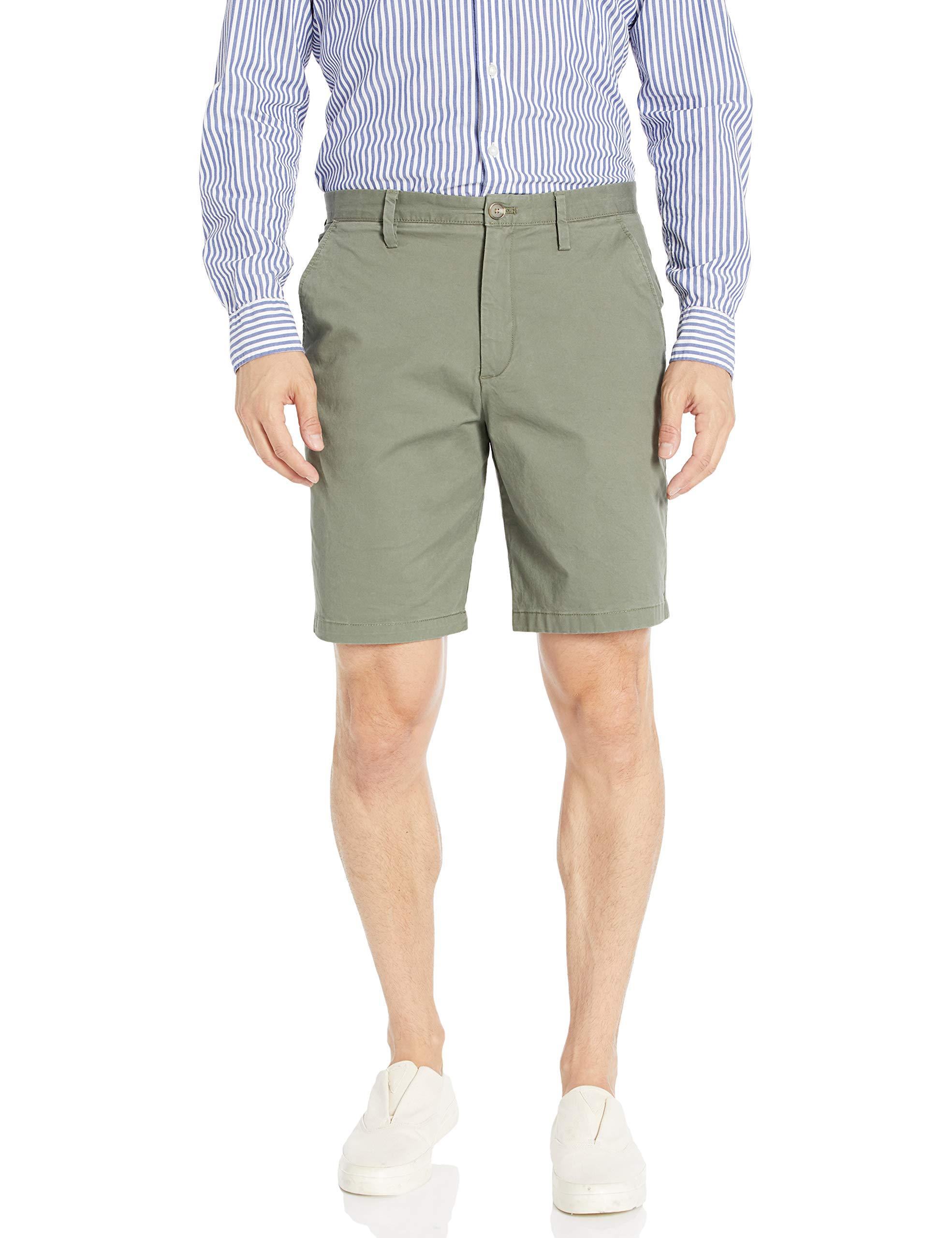 Calvin Klein Cotton Refined Chino Stretch Short in Dusty Olive (Green) for Men - Lyst