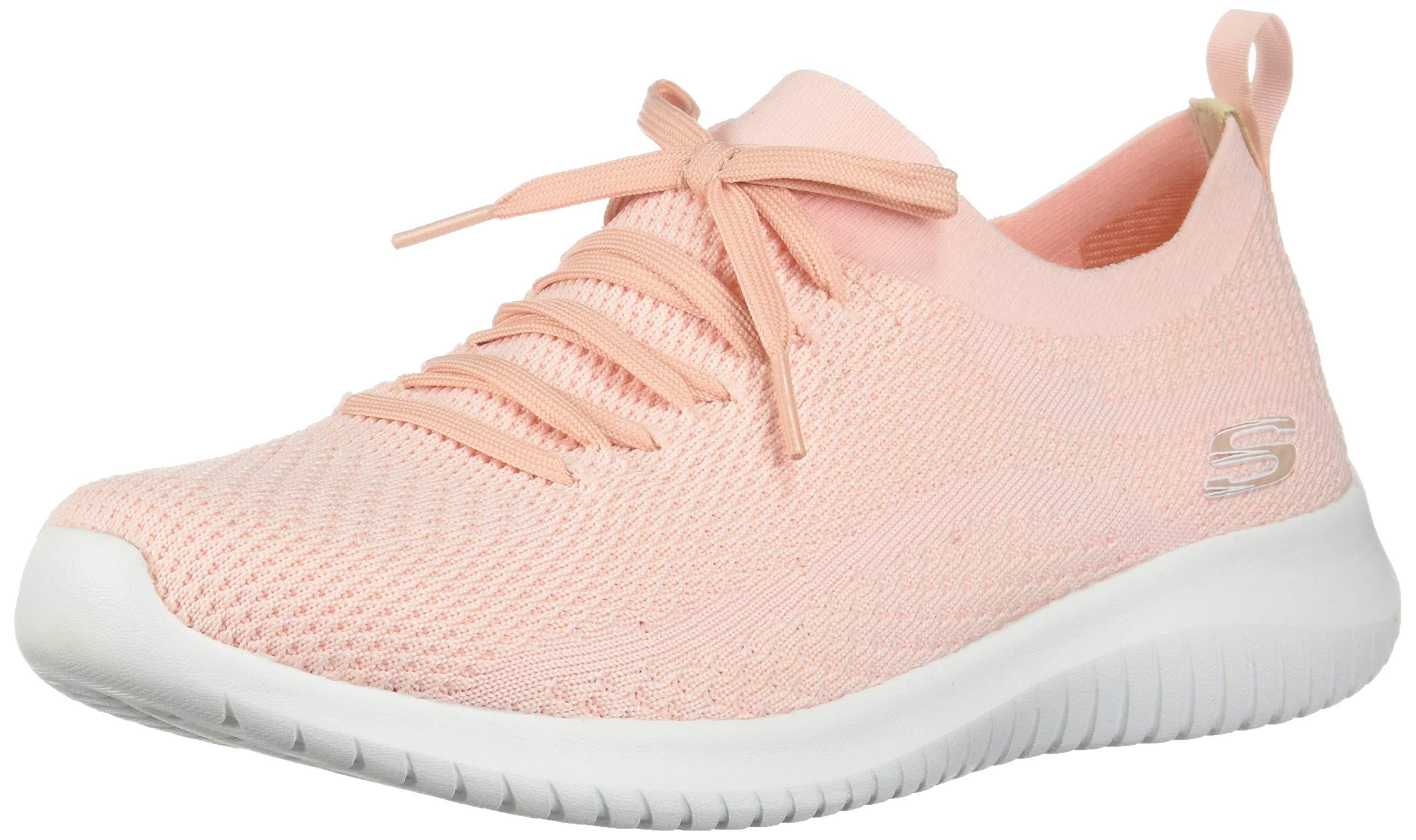 skechers flex pink