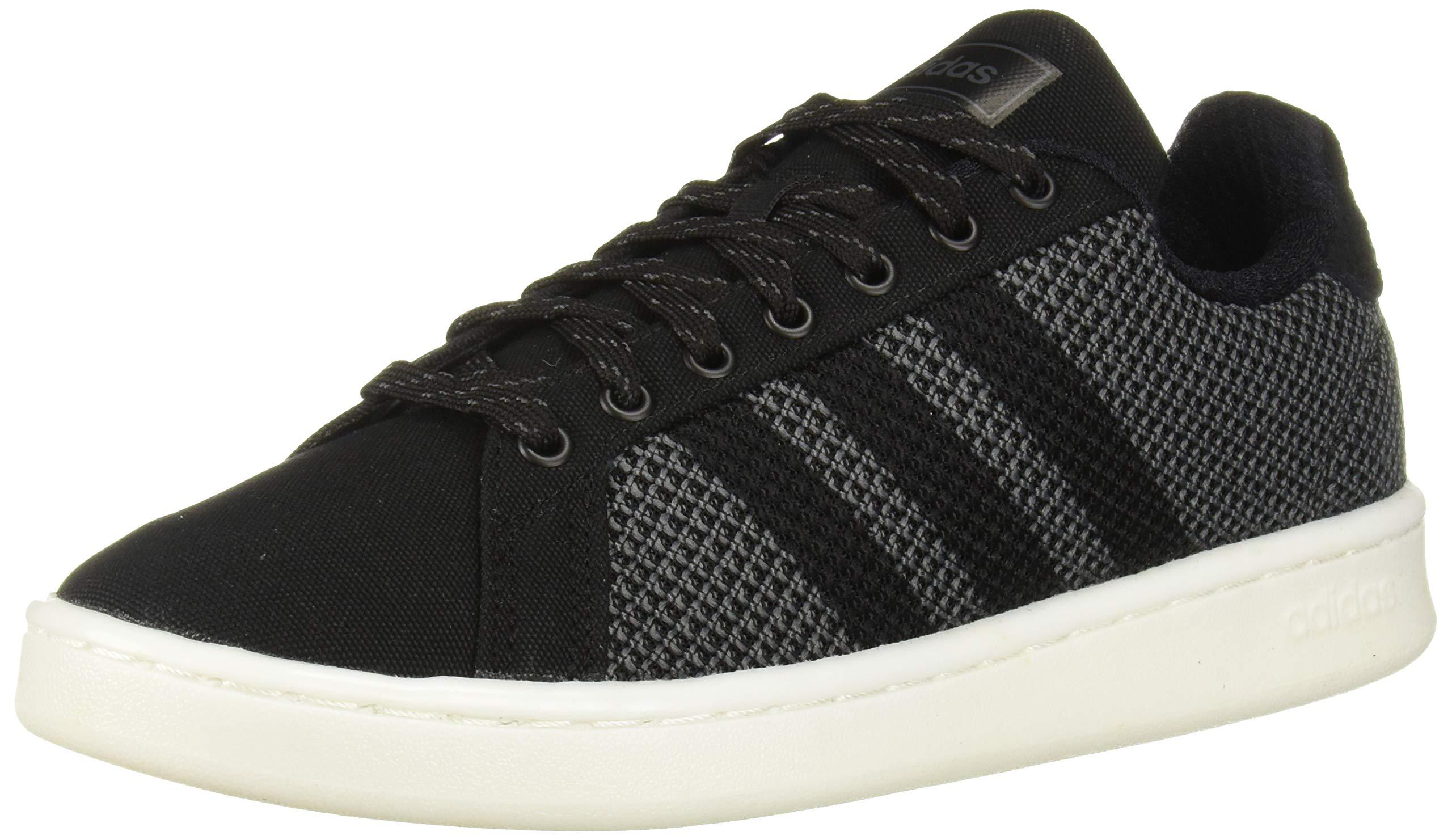 adidas Suede Mens Grand Court Sneaker in Black/Black/Grey (Black) for adidas Suede Mens Grand Court Sneaker in Black/Black/Grey (Black) for