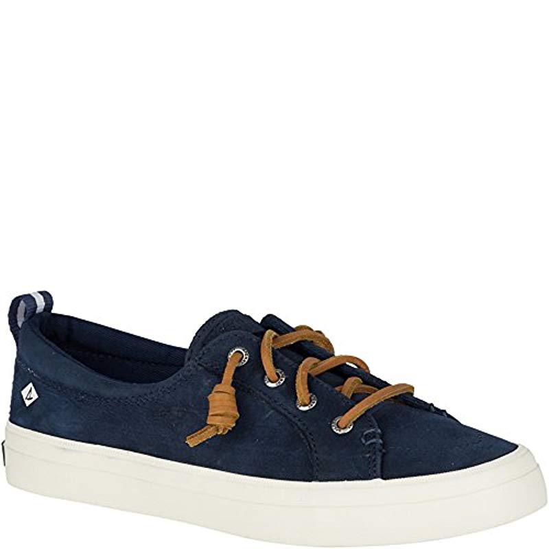 sperry women's crest vibe washable leather sneaker
