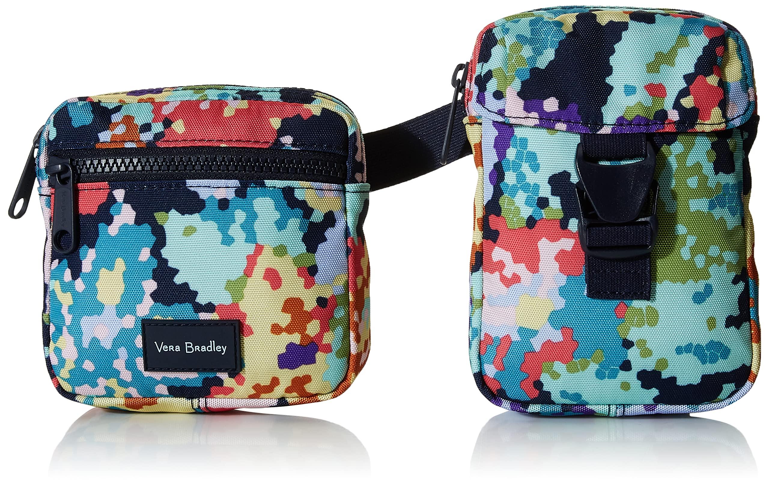 Vera Bradley Womens Recycled Lighten Up Reactive Convertible Belt Bag