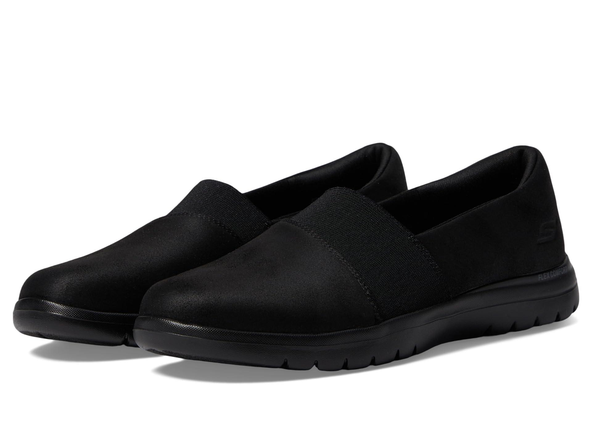Skechers On The Go Flex W Sparkle Gore Flat Shoes in Black Lyst UK