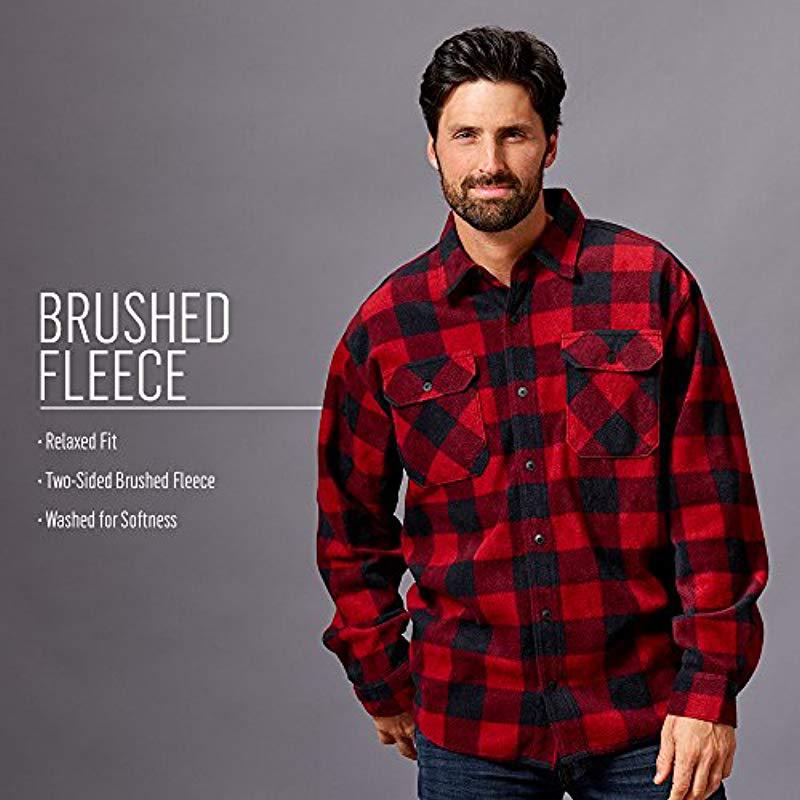 mens big and tall buffalo plaid shirt