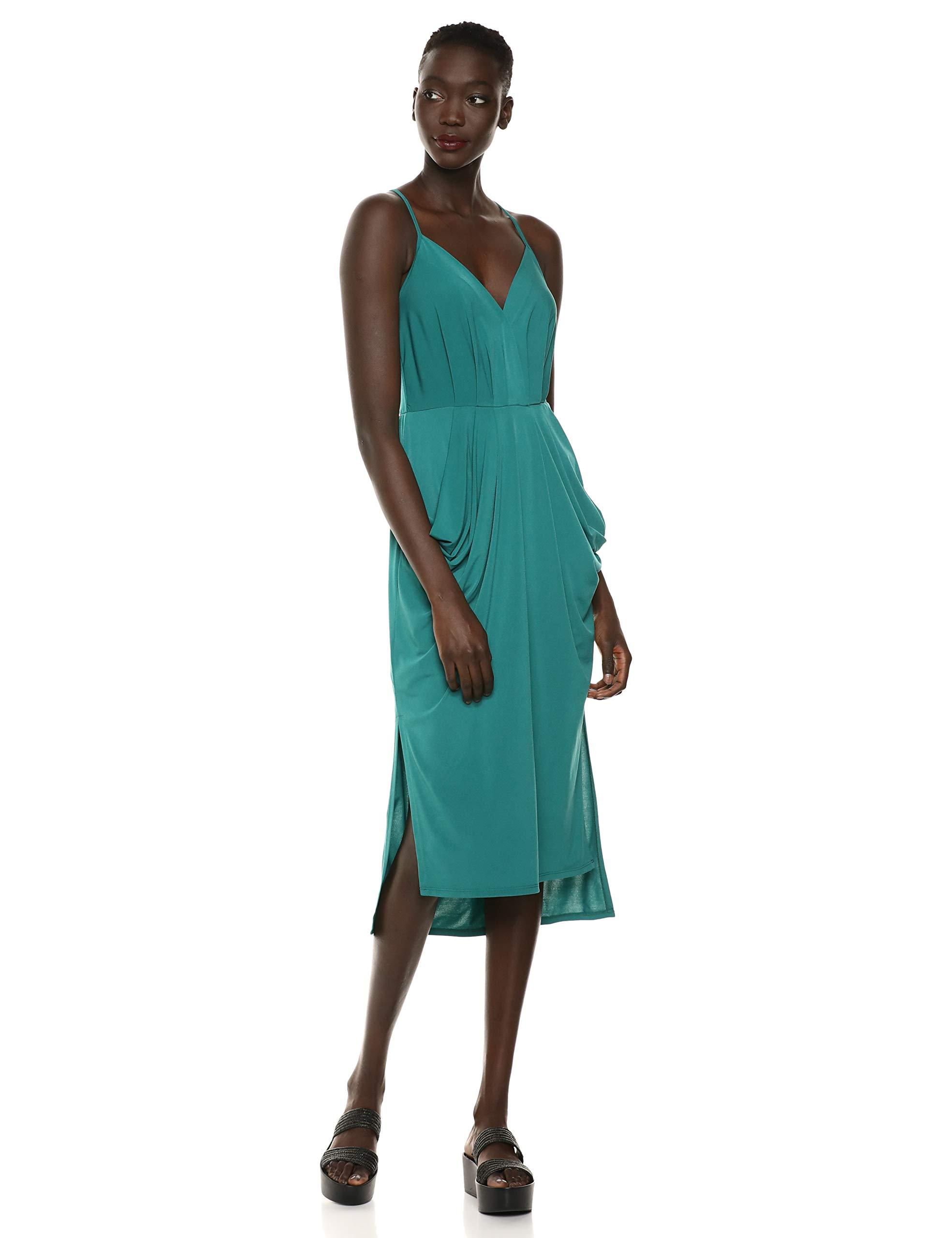 bcbgeneration faux wrap midi dress