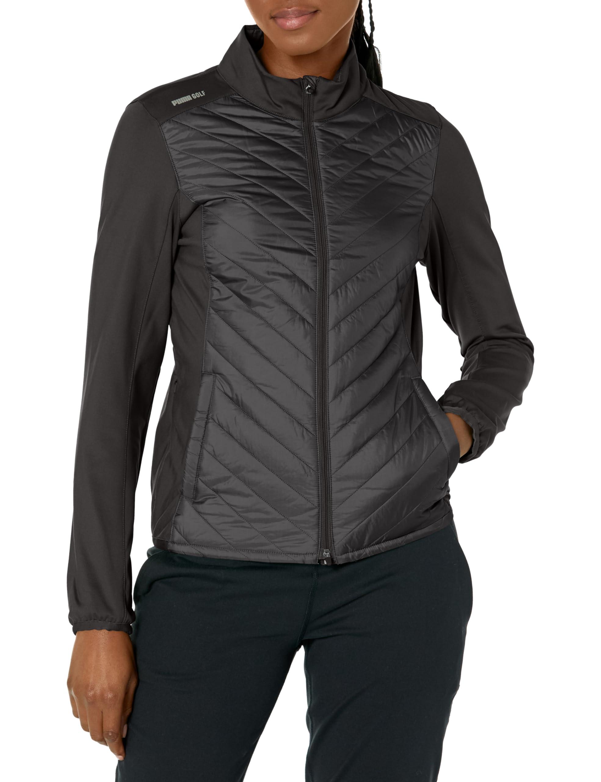 PUMA Golf Na Frost Quilted Jacket in Black | Lyst UK
