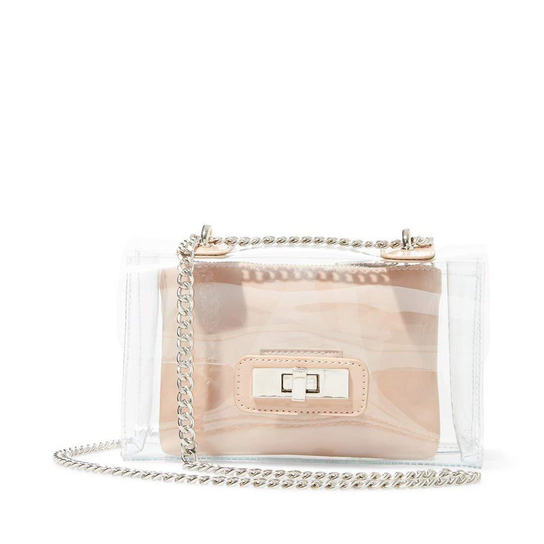 steve madden pink clutch