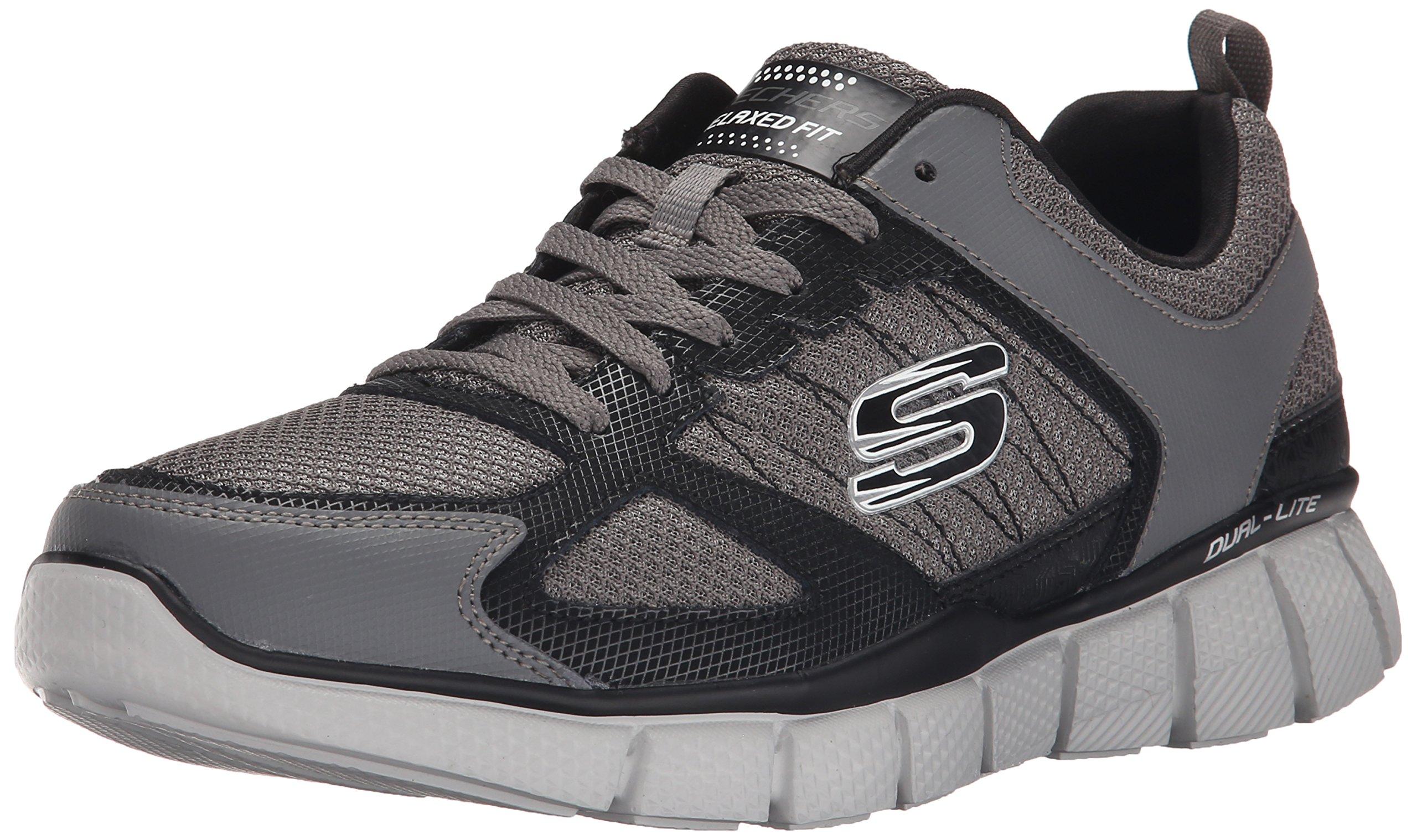 Skechers Sport Men's Equalizer 2.0 True Balance Sneaker,Navy/Orange,9.5