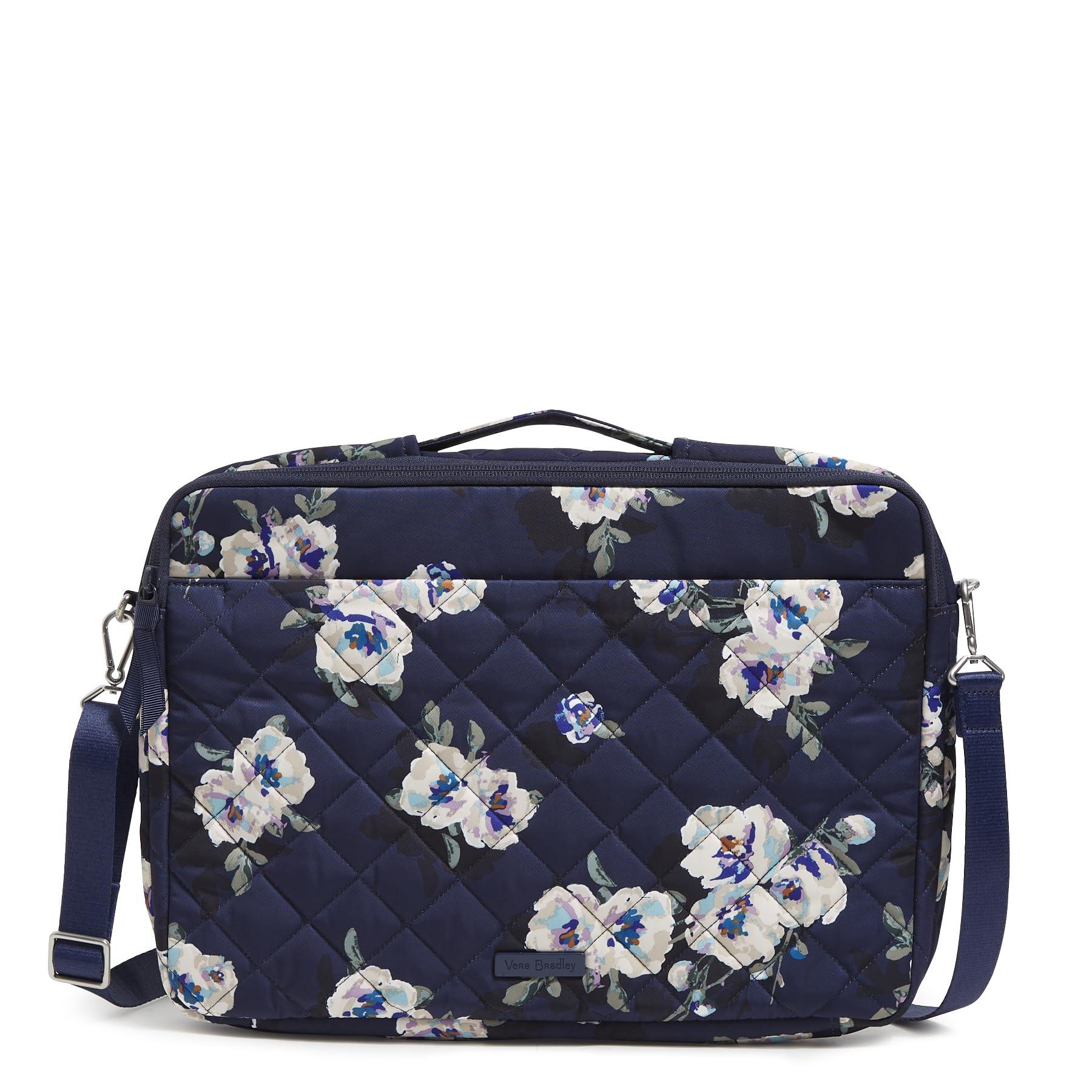Vera Bradley Performance Twill Laptop Crossbody Workstation in Blue Lyst