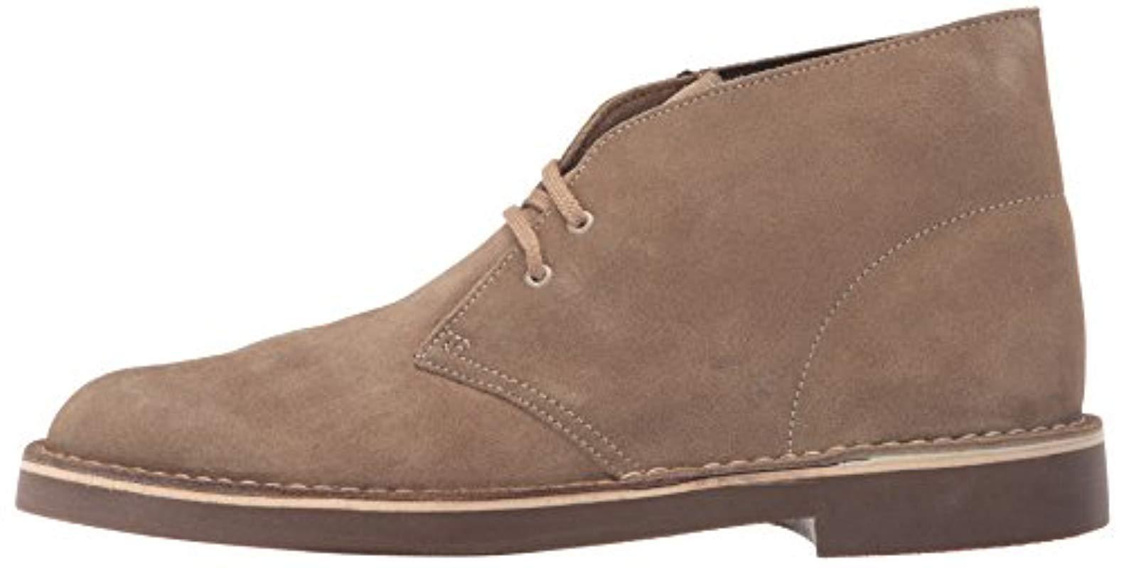 clarks bushacre 2 sand suede