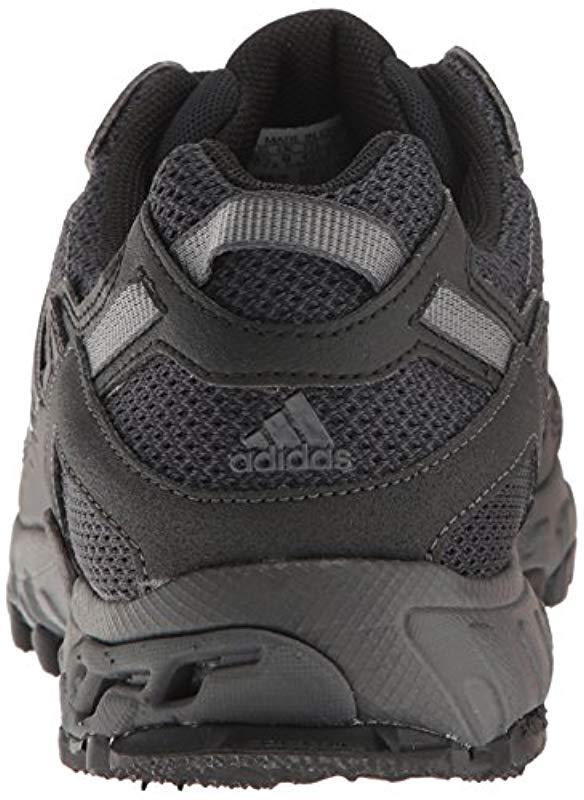 adidas Synthetic Rockadia M Trail Running Shoe in Black/Black/Dark Grey  Heather (Black) for Men | Lyst