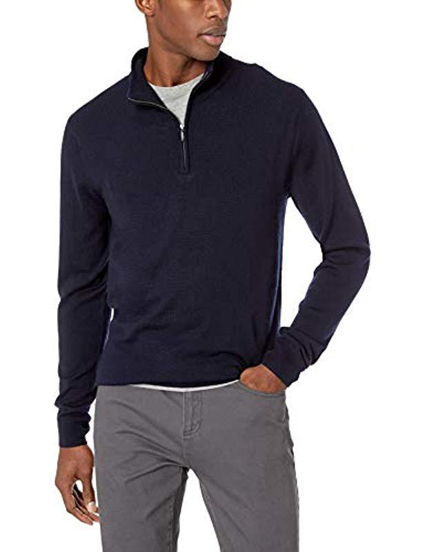 merino wool quarter zip