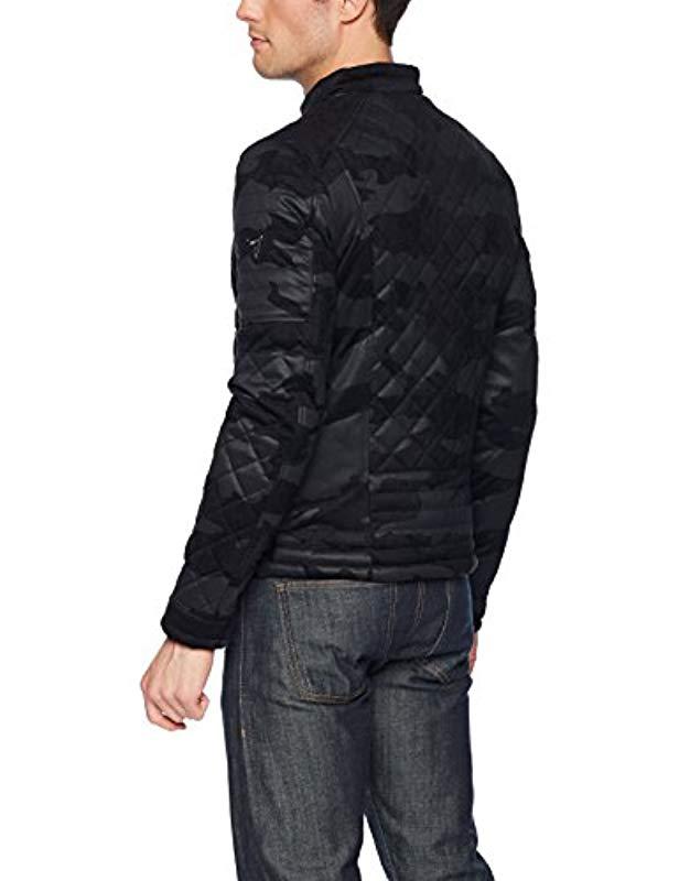 Guess Stretch Camou Eco-leather Jacket in Military Print (Black) for Men -  Lyst