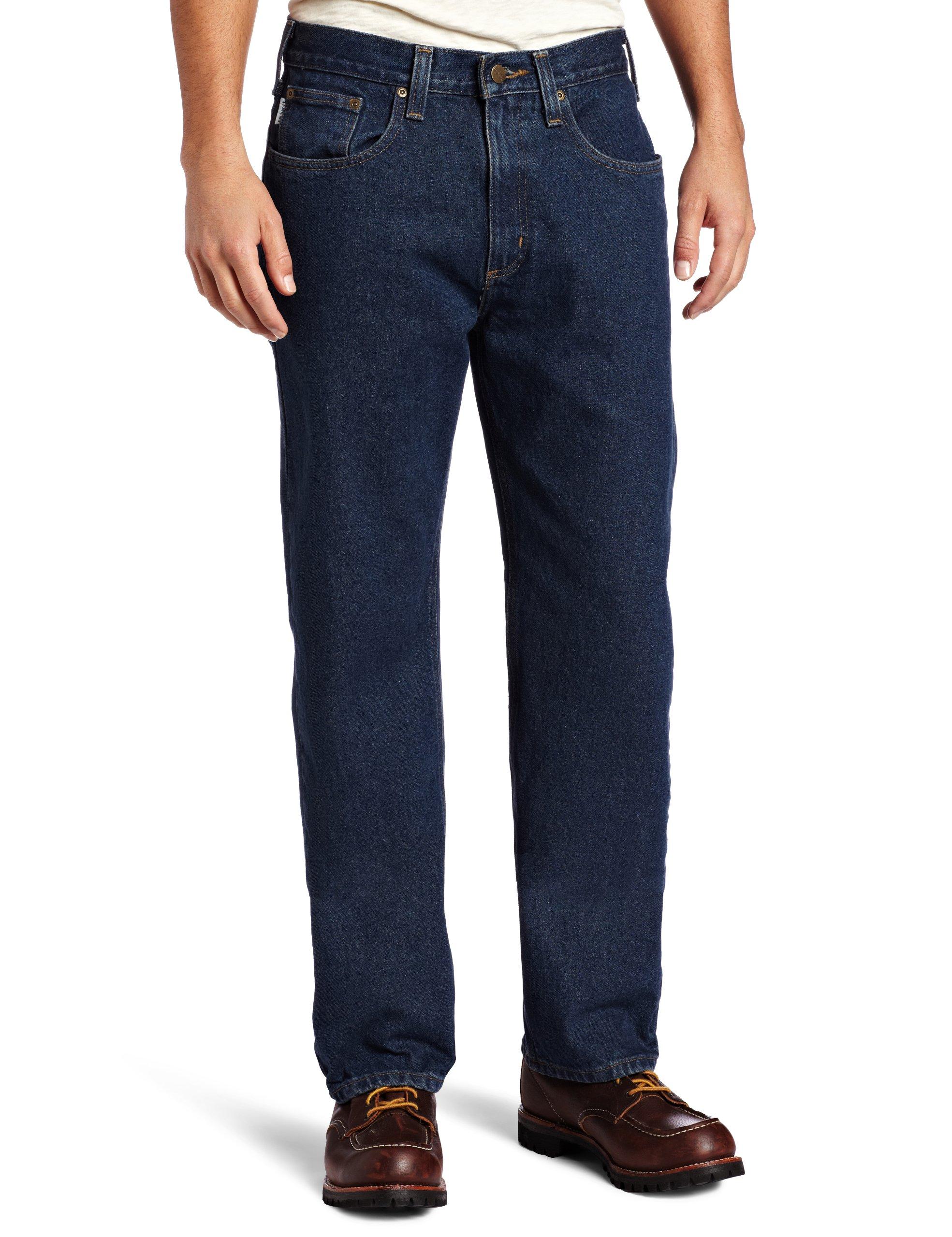 Carhartt Traditional Fit Denim Five Pocket Jean,dark Vintage Blue ...