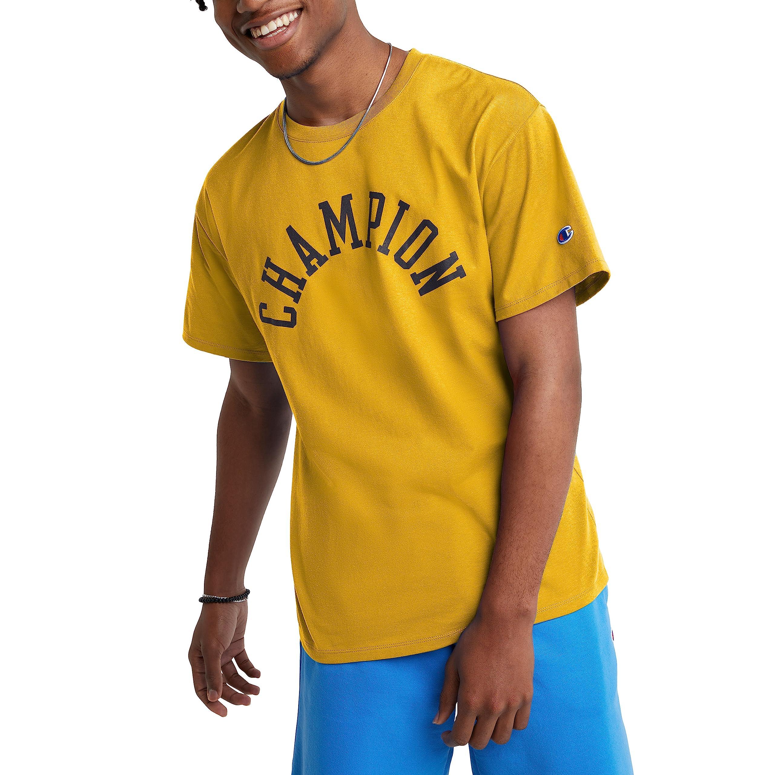 Champion T-shirt in Yellow for Men | Lyst
