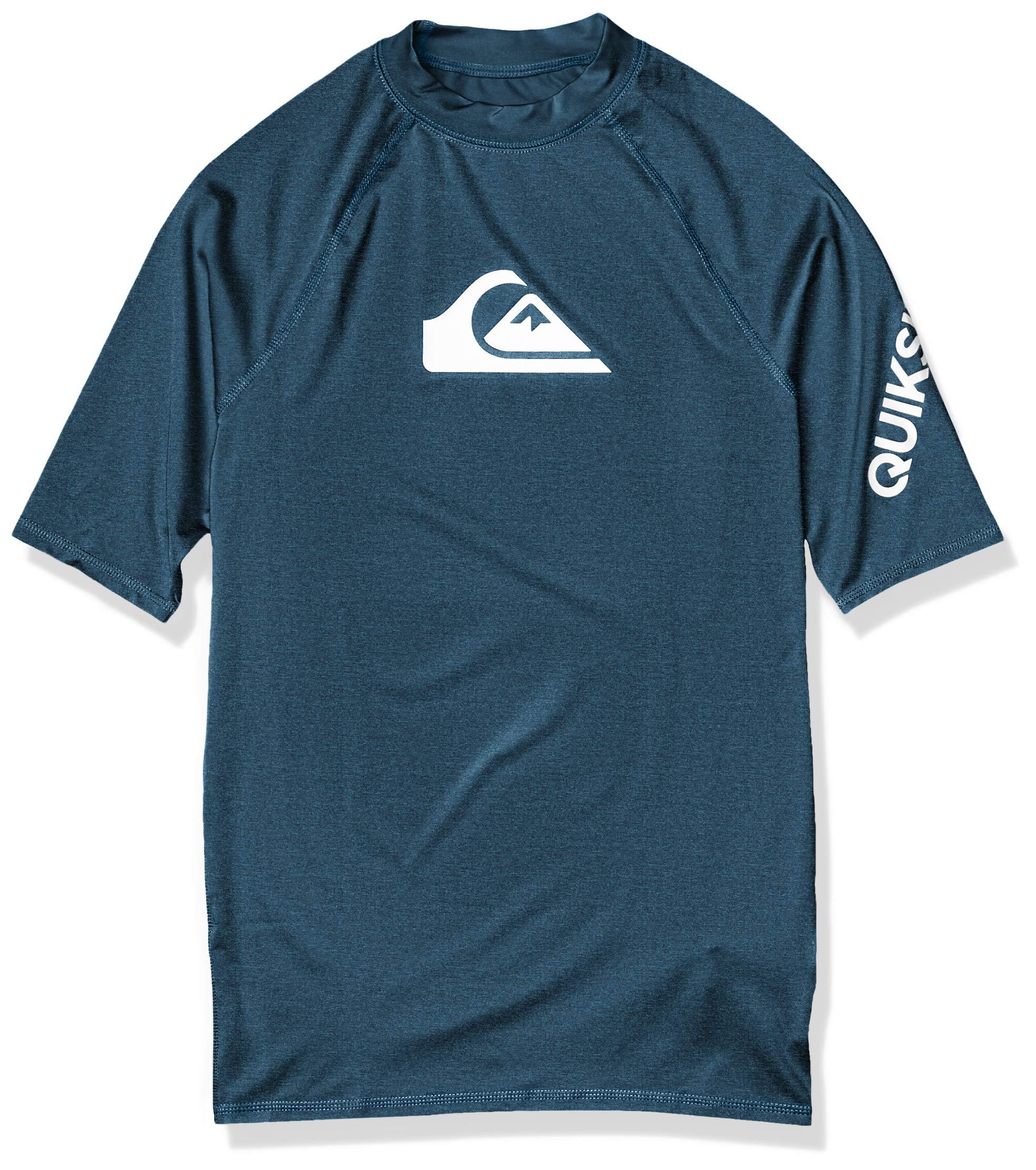 Quiksilver Synthetic All Time Ss Short Sleeve Rashguard Surf Shirt in ...