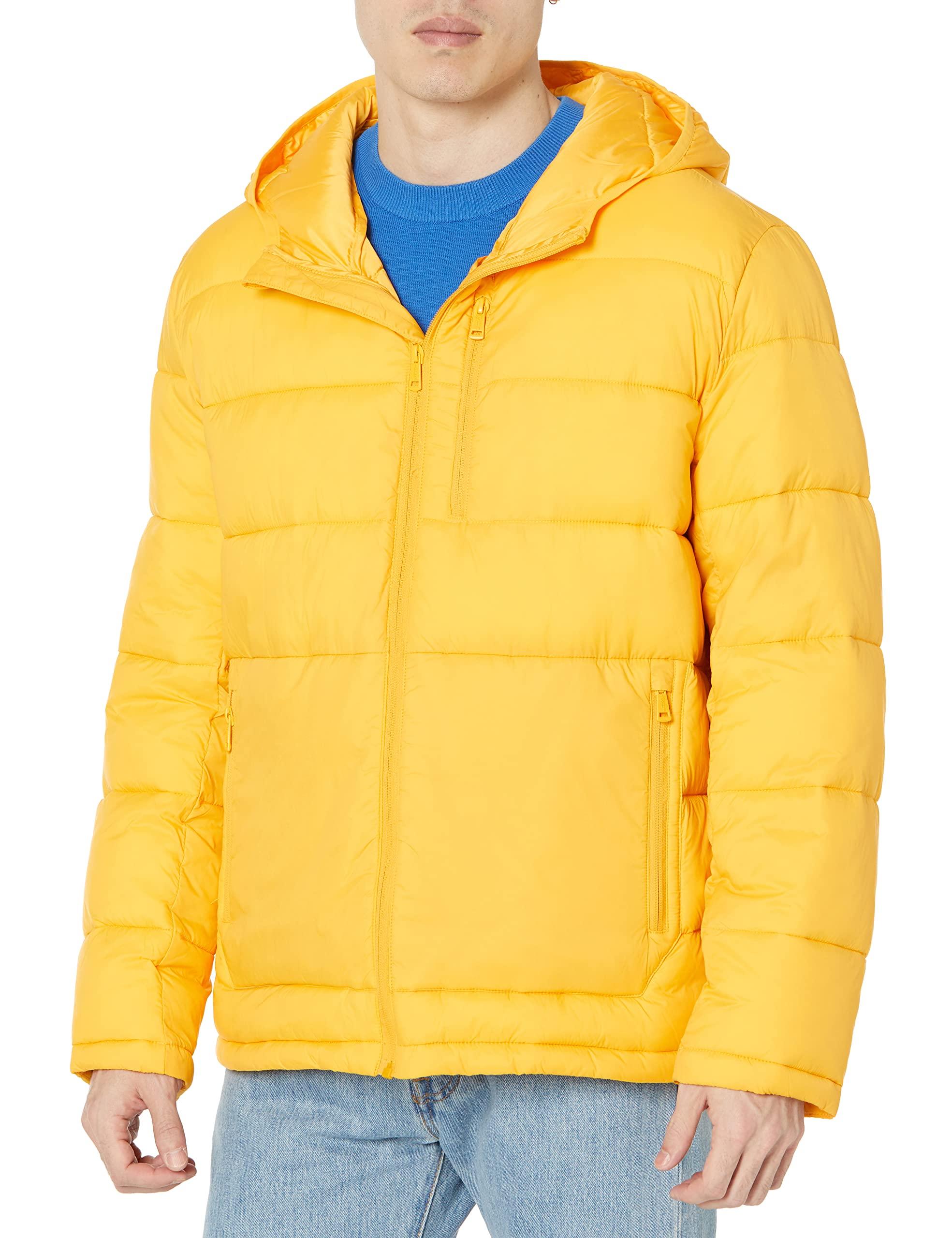 Cole Haan Soft Shell Puffer Jacket Can Wear Everyday in Yellow for Men