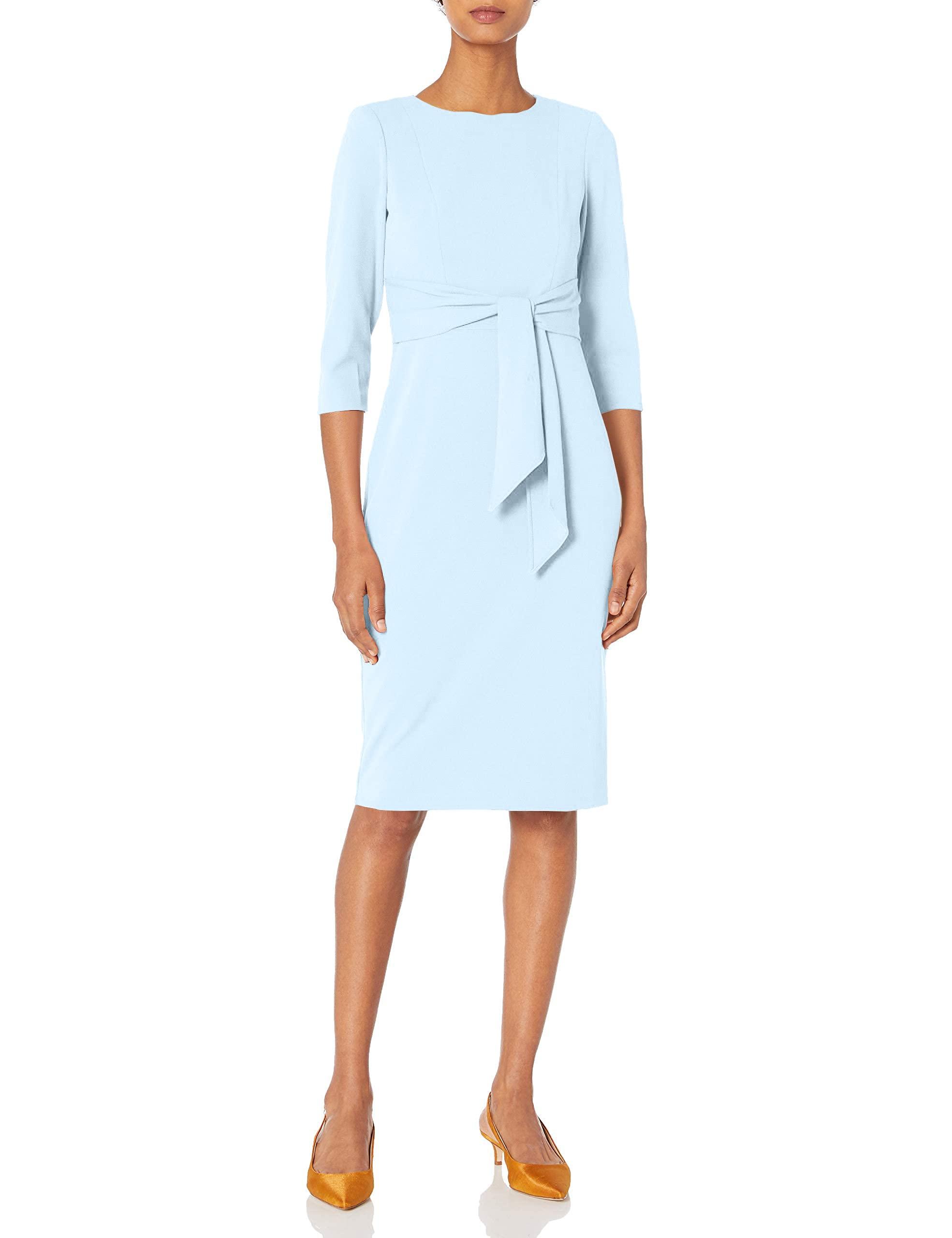 Adrianna Papell Synthetic Bow Sheath 