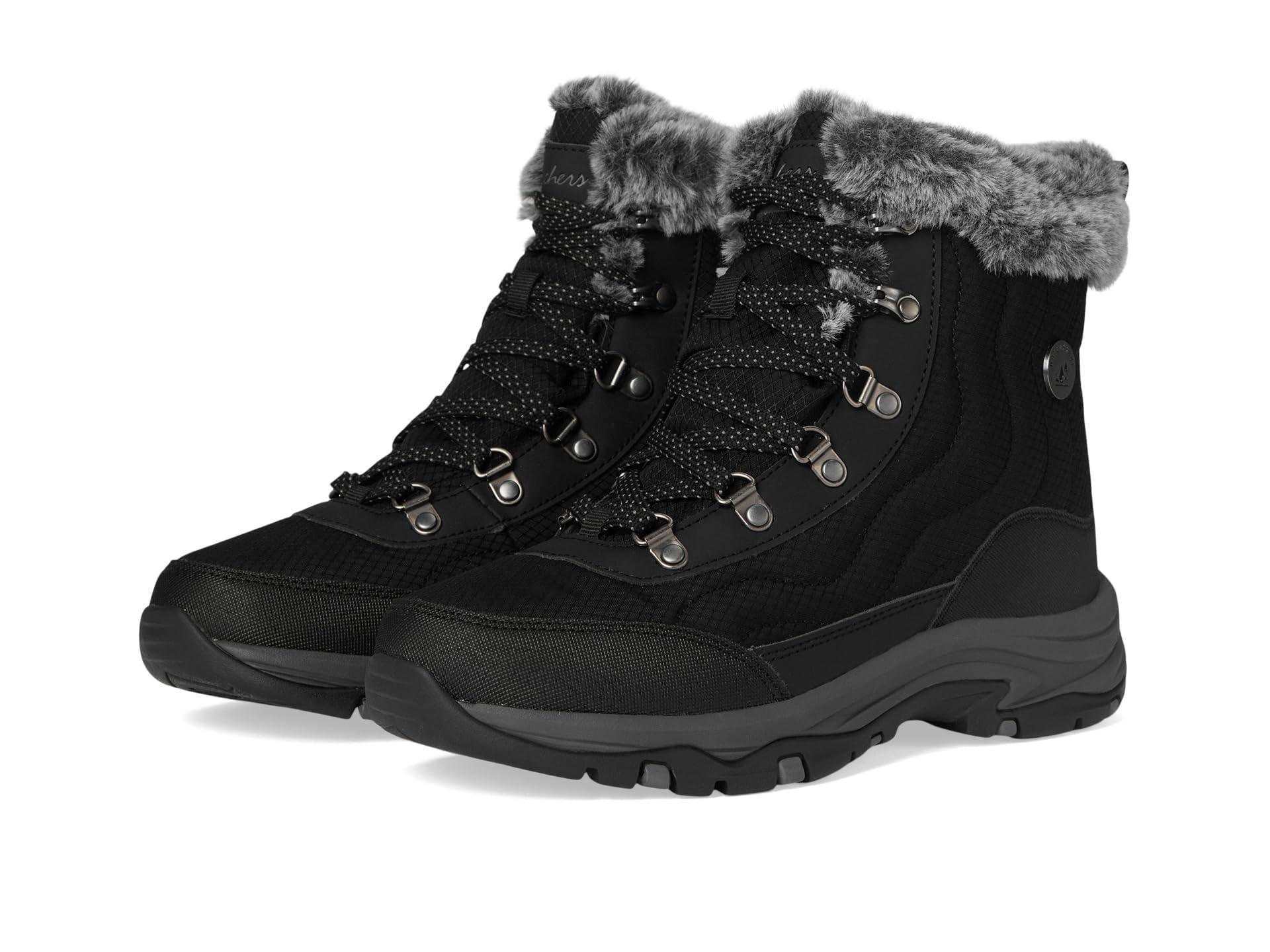 Skechers Trego stormie Ankle Boot in Black Lyst UK