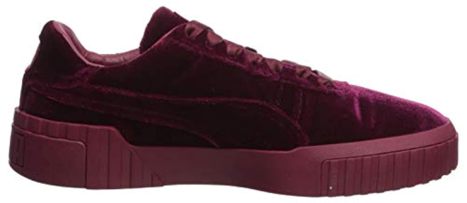 PUMA Cali Velvet (red) Classic Shoes | Lyst