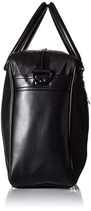 fred perry saffiano overnight bag