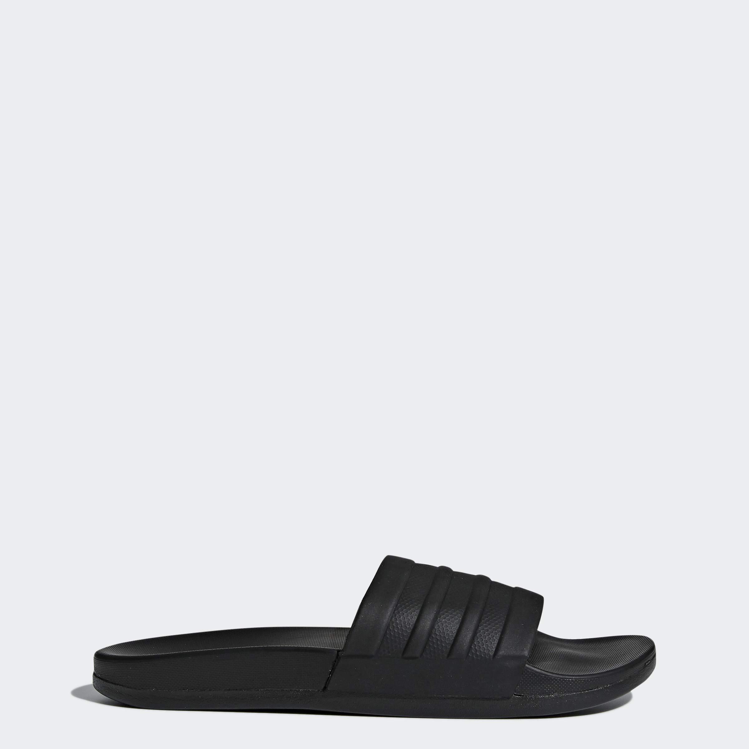 Adidas Synthetic Adilette Comfort Slide Sandals From Finish Line In Black Black Black Black Save 53 Lyst