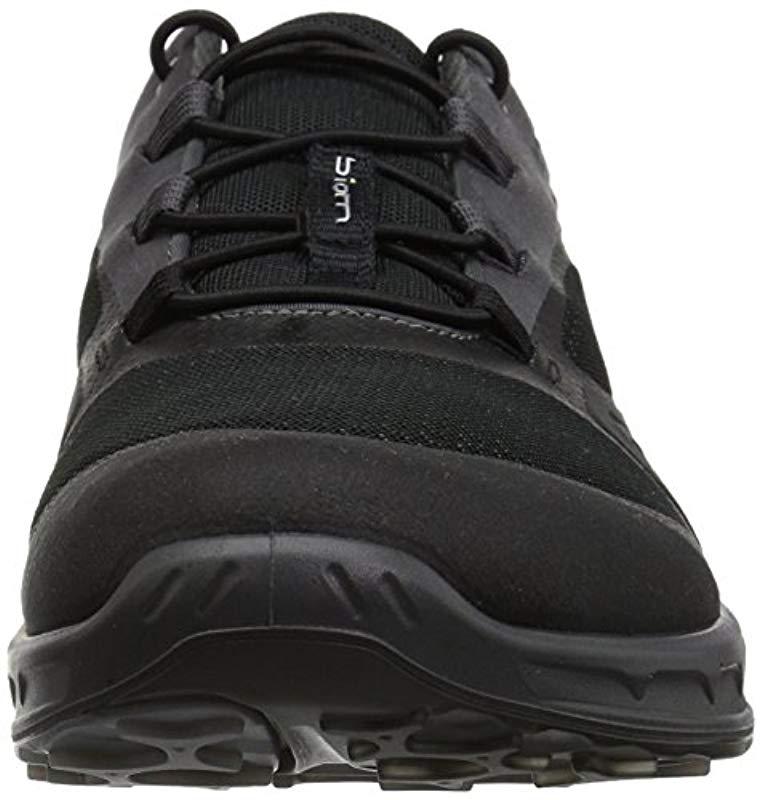 Ecco Lace Biom Omniquest Gore-tex Hiking Shoe in Black for Men - Lyst