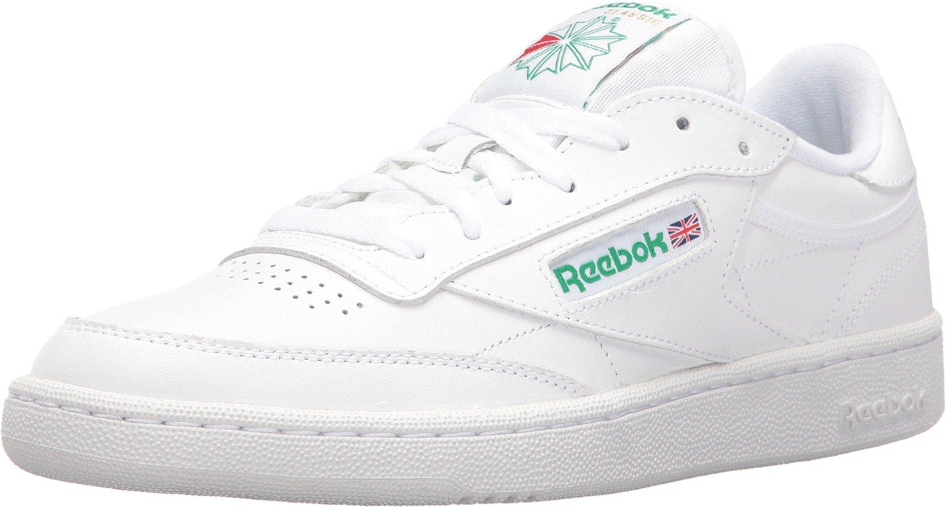 Reebok Leather Club C 85 Walking Shoe in White/Green (White) for Men - Save  61% | Lyst