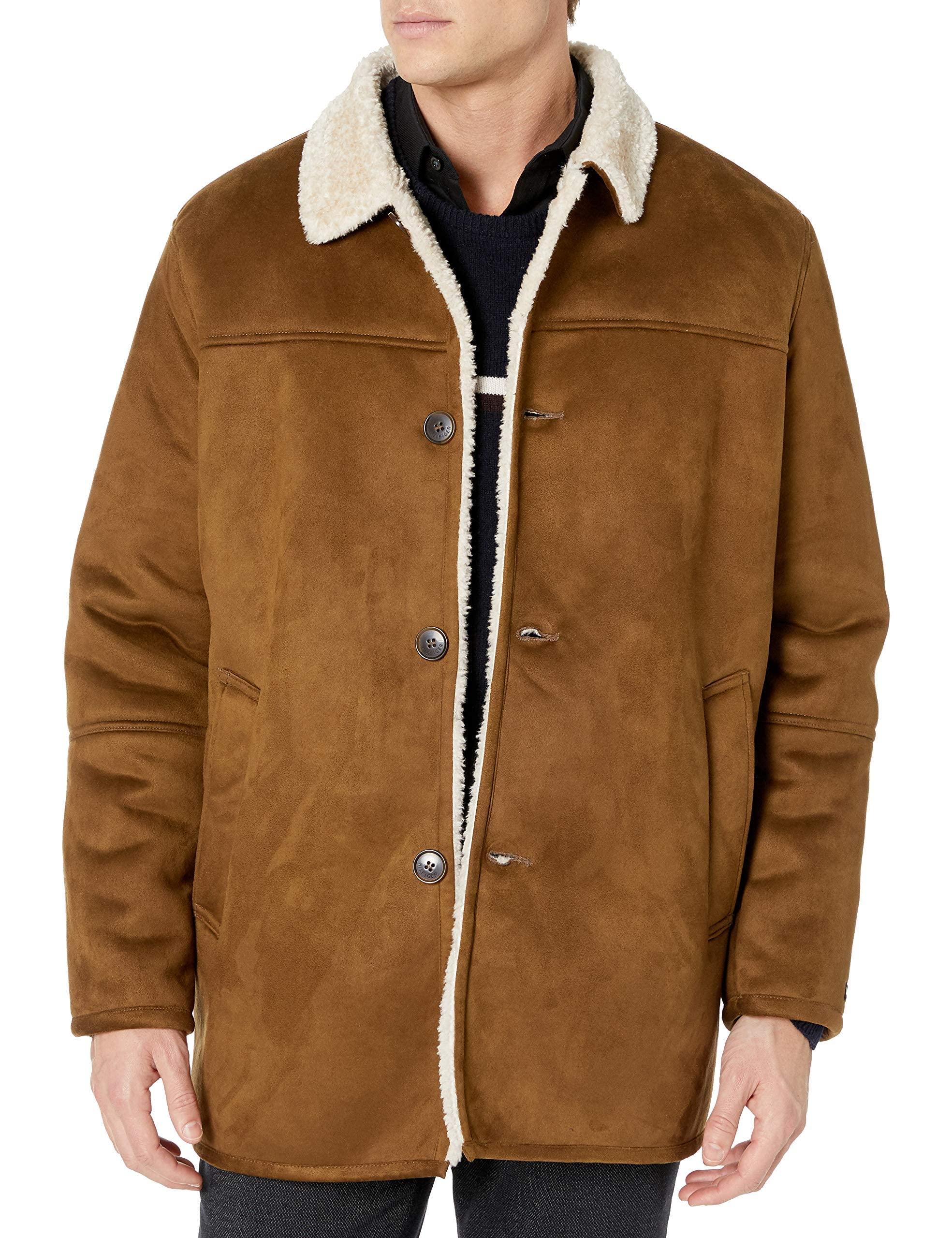 hilfiger shearling jacket