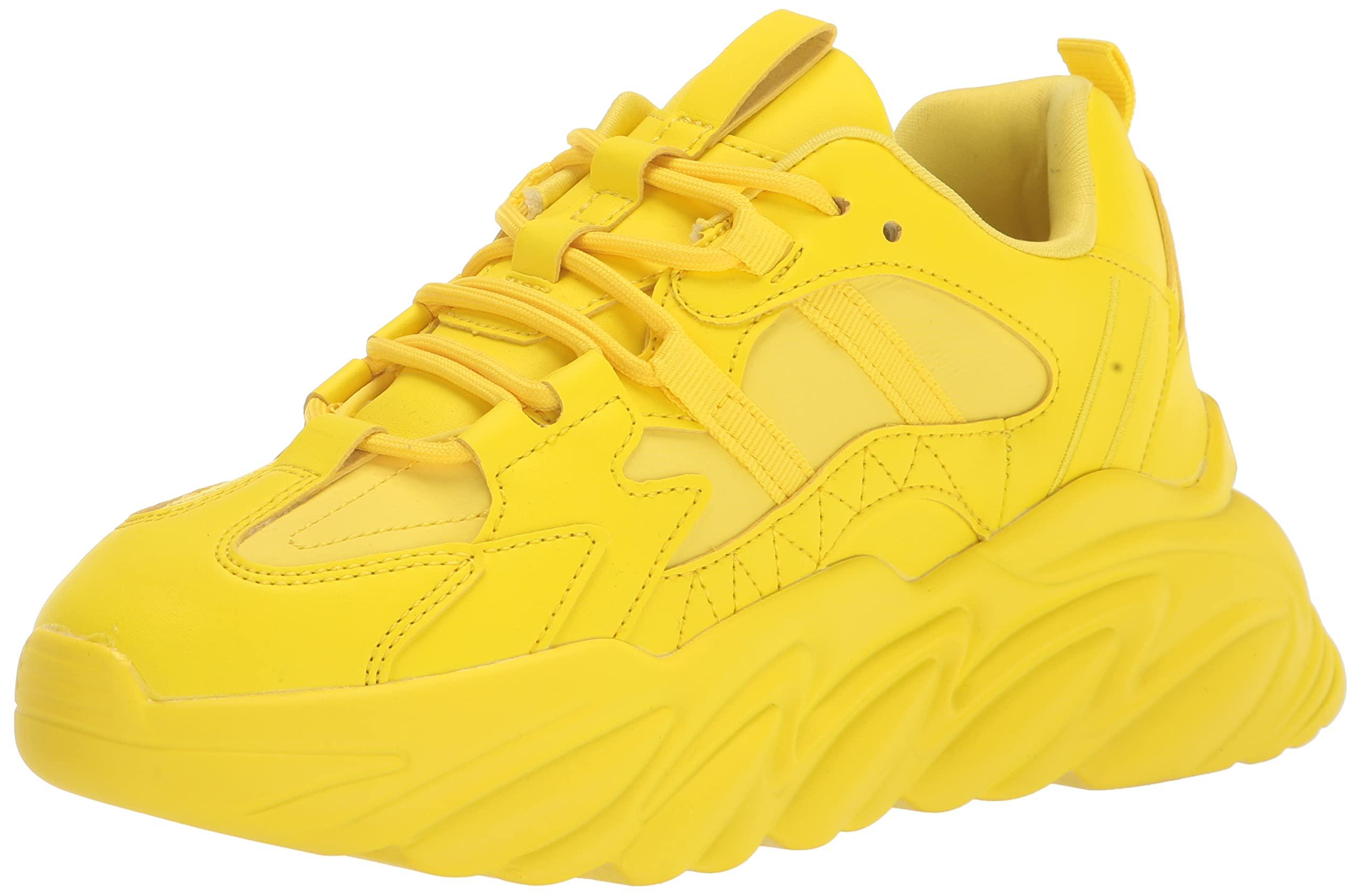 Madden Girl Wave Sneaker in Yellow | Lyst