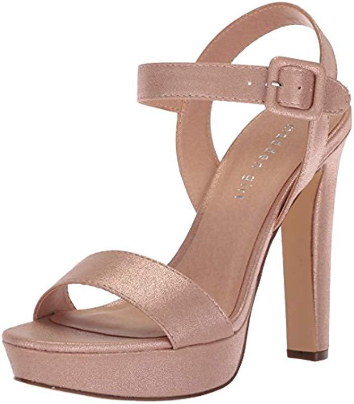 madden girl rose gold heels