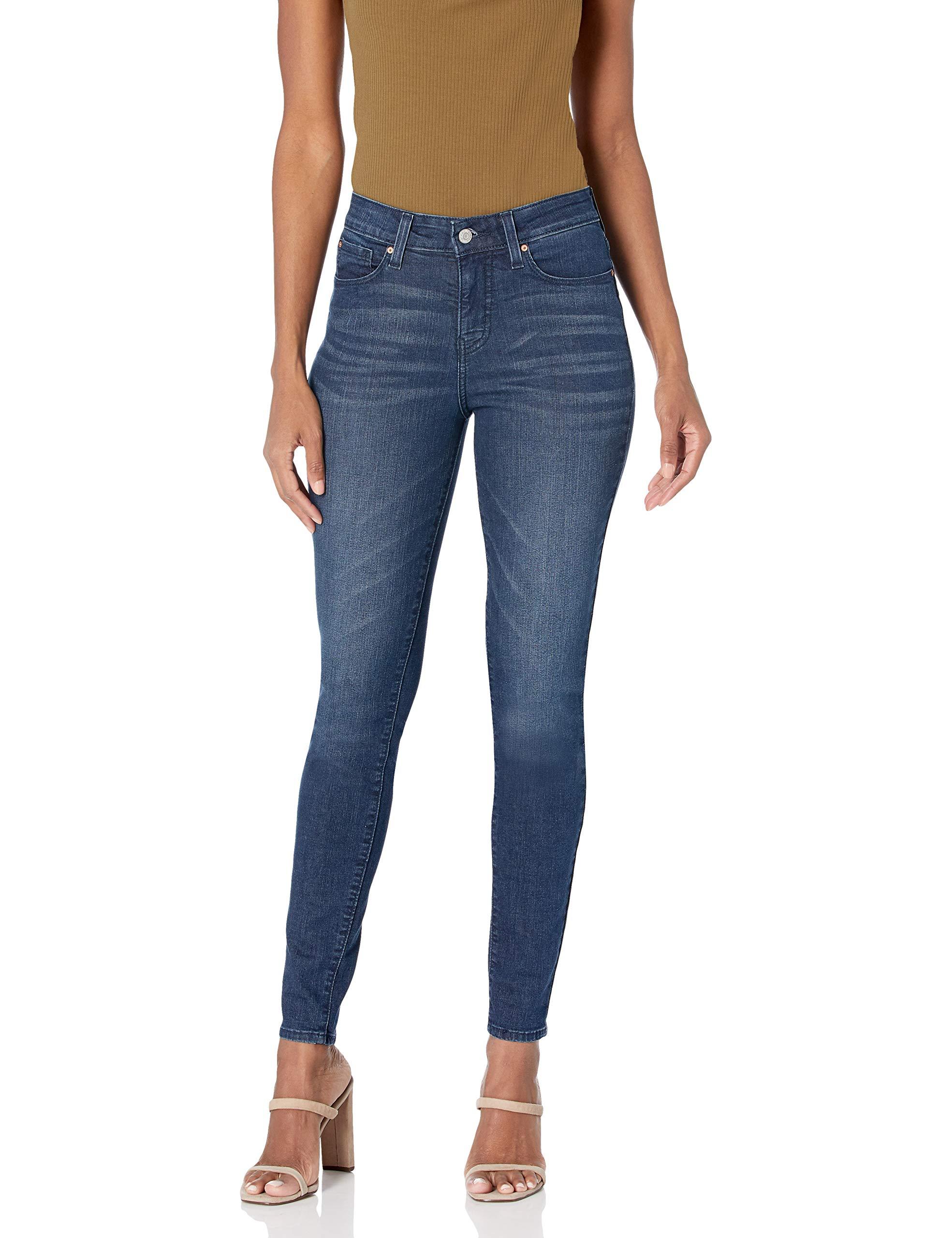 Signature by Levi Strauss & Co. Gold Label Totally Shaping Skinny Jeans in  Blue | Lyst