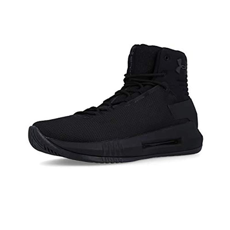 Under Armour Lace Ua Drive 4 Basketball Shoes Black for Men | Lyst